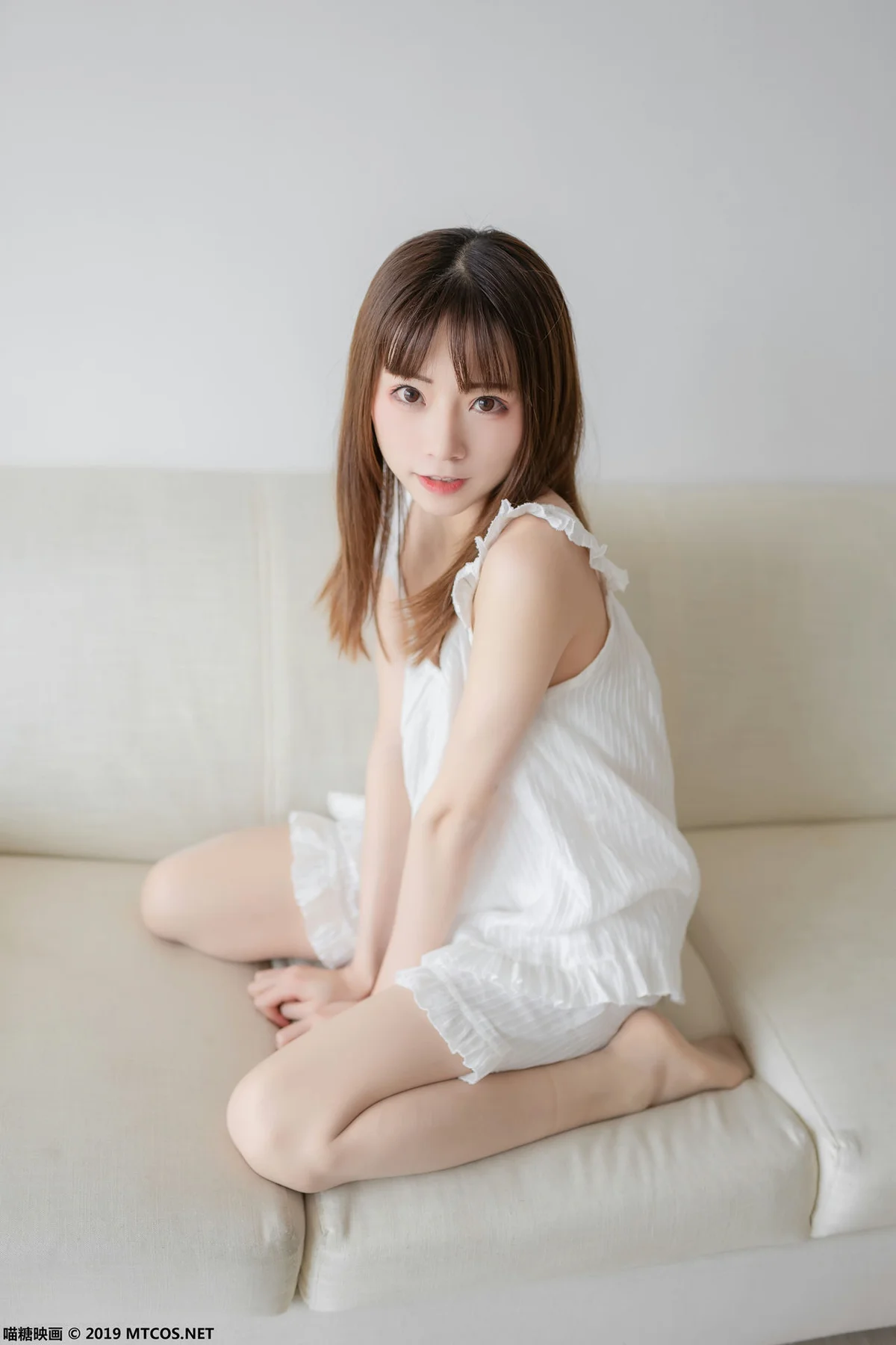 MTYH 喵糖映画 Vol.056 白色睡衣 - 22