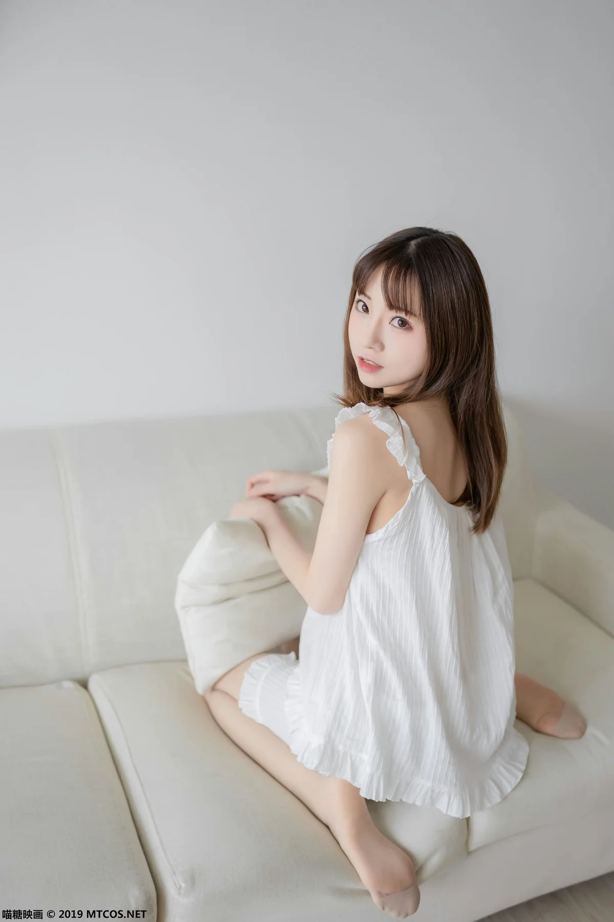 MTYH 喵糖映画 Vol.056 白色睡衣 - 31