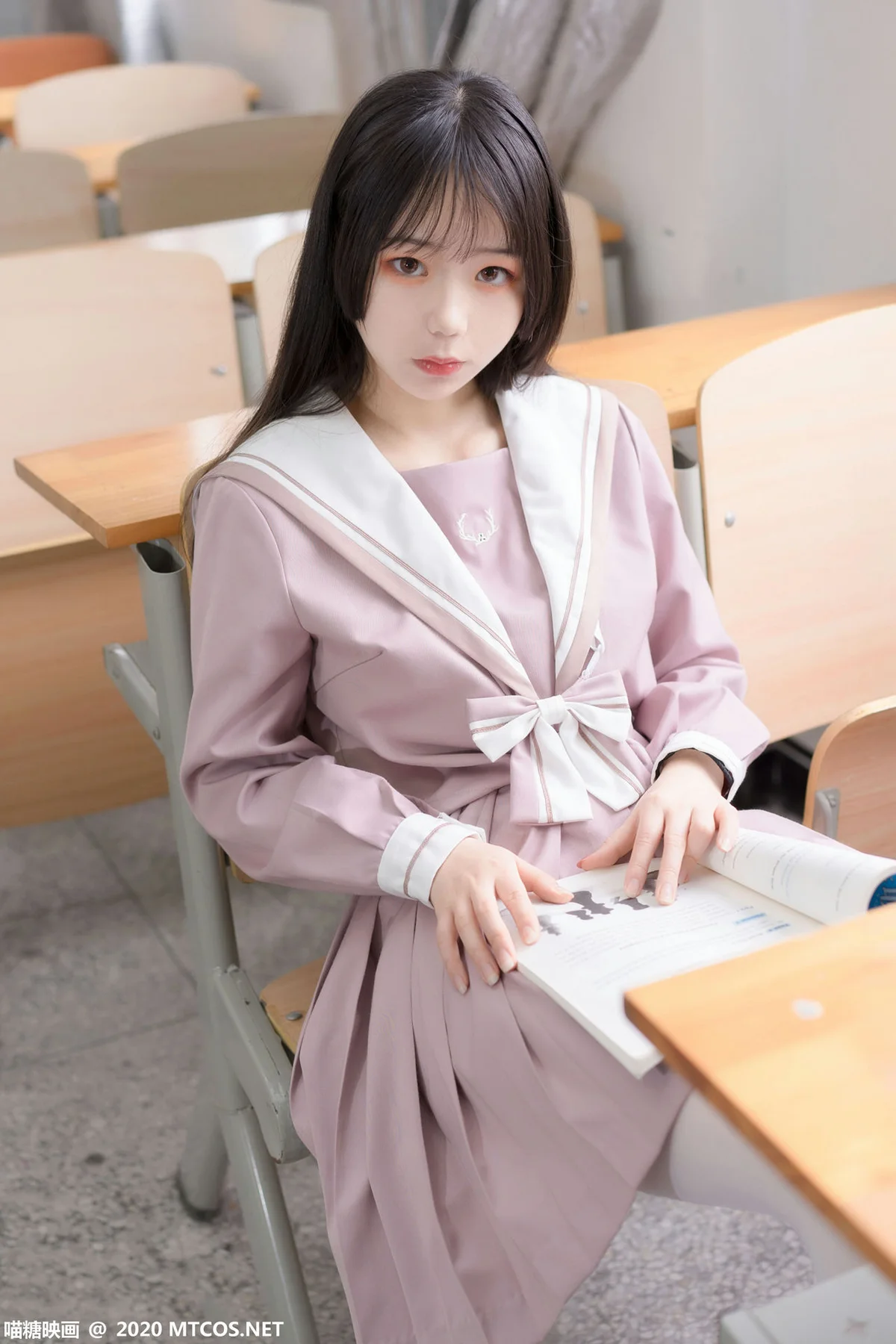 MTYH 喵糖映画 Vol.074  粉色jk小姐姐 - 30