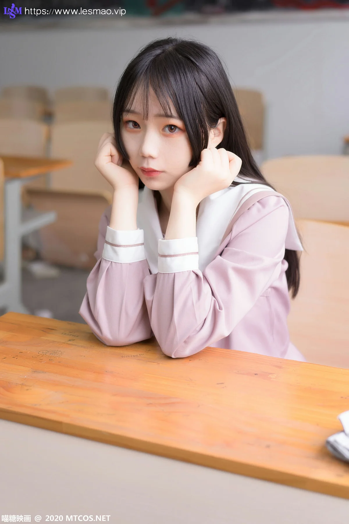 MTYH 喵糖映画 Vol.074  粉色jk小姐姐 - 44