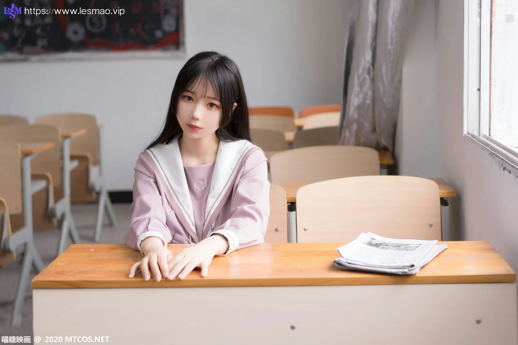 MTYH 喵糖映画 Vol.074  粉色jk小姐姐 - 49
