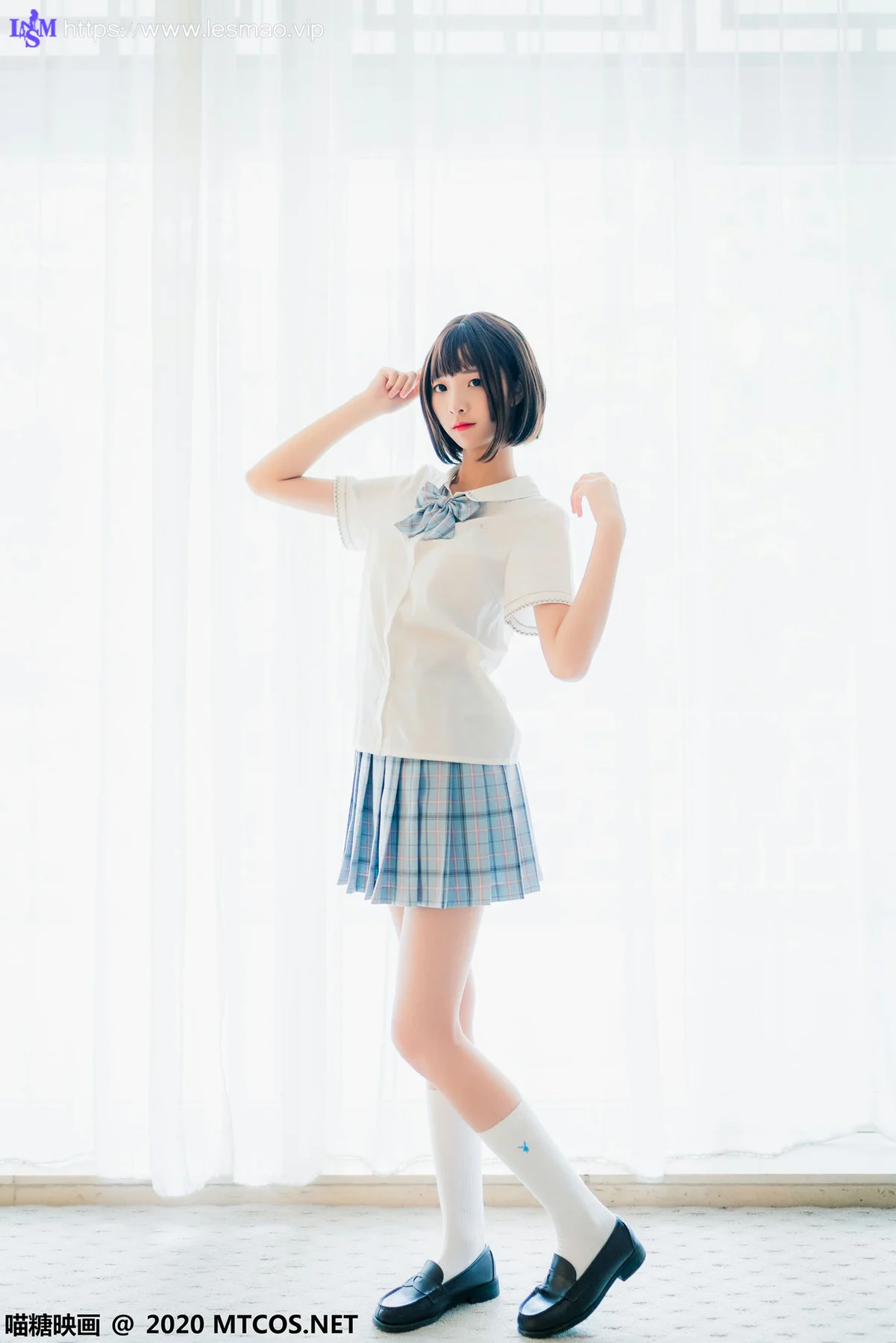 MTYH 喵糖映画 Vol.086  私房白袜 短发美女 - 13