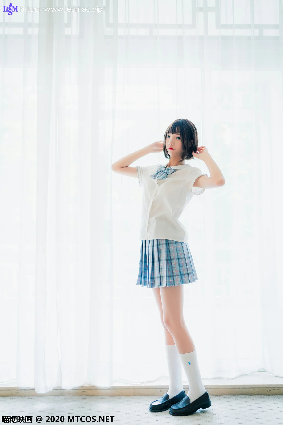 MTYH 喵糖映画 Vol.086  私房白袜 短发美女 - 15