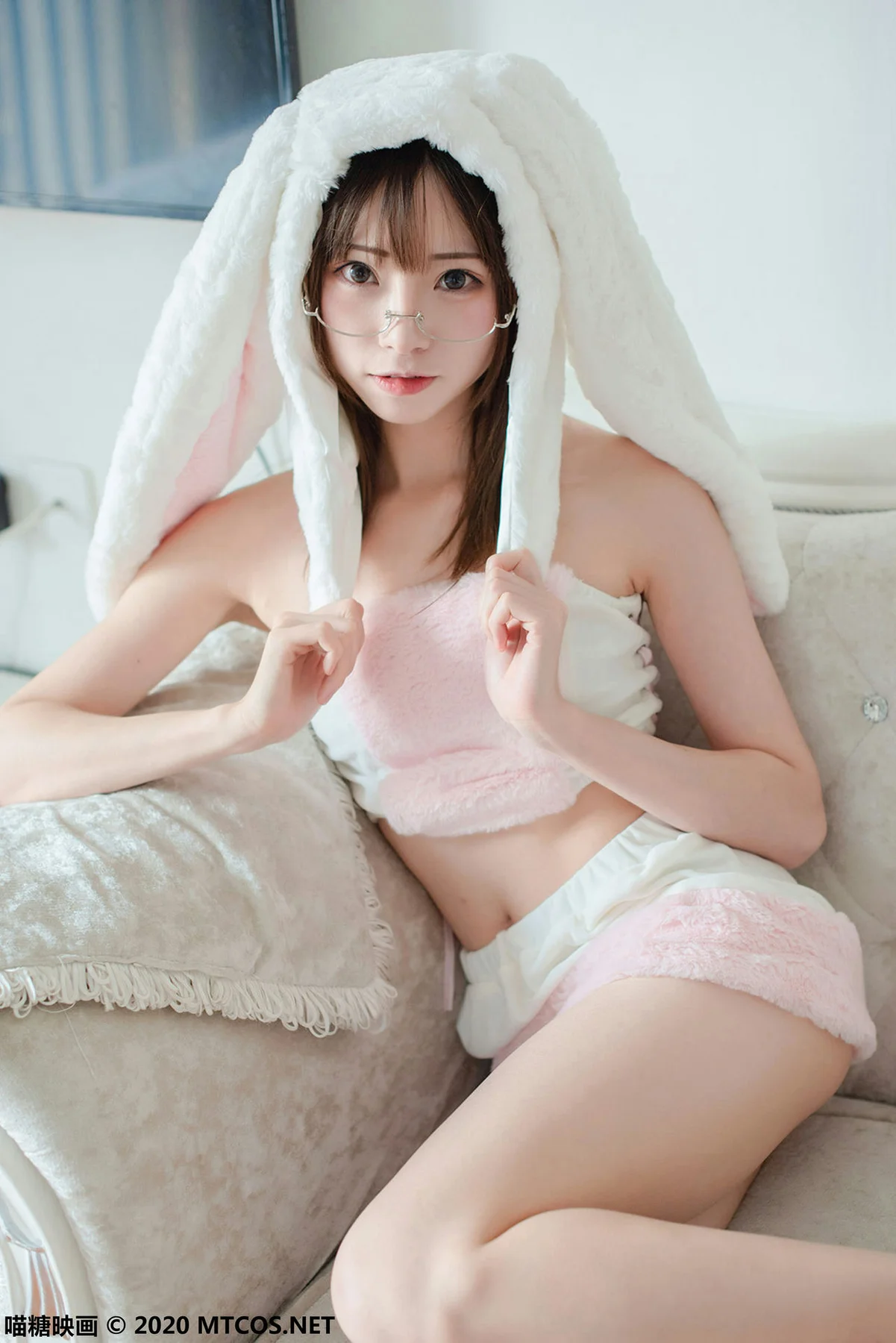 MTYH 喵糖映画 Vol.096  兔耳家居服 - 21