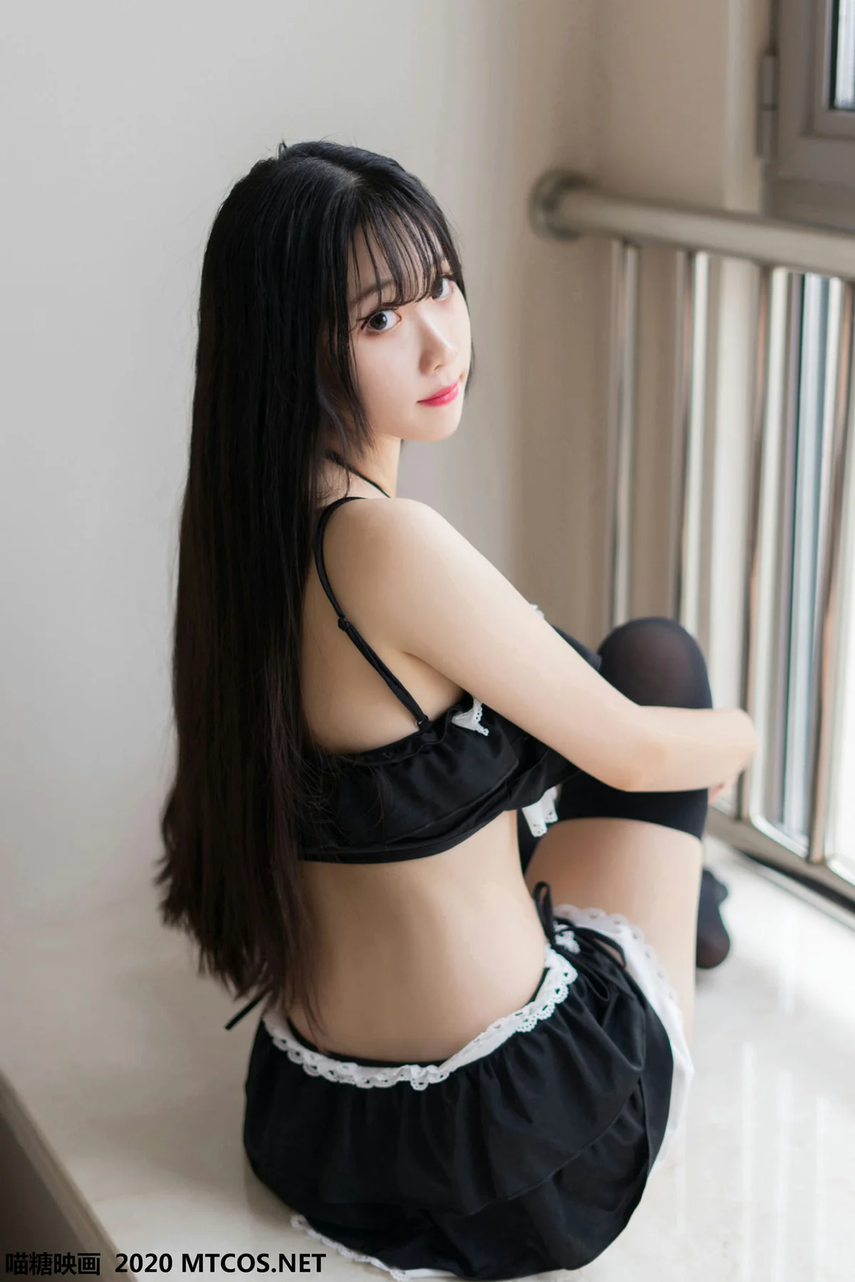 MTYH 喵糖映画 Vol.102  蕾丝荷叶边泳衣 - 21