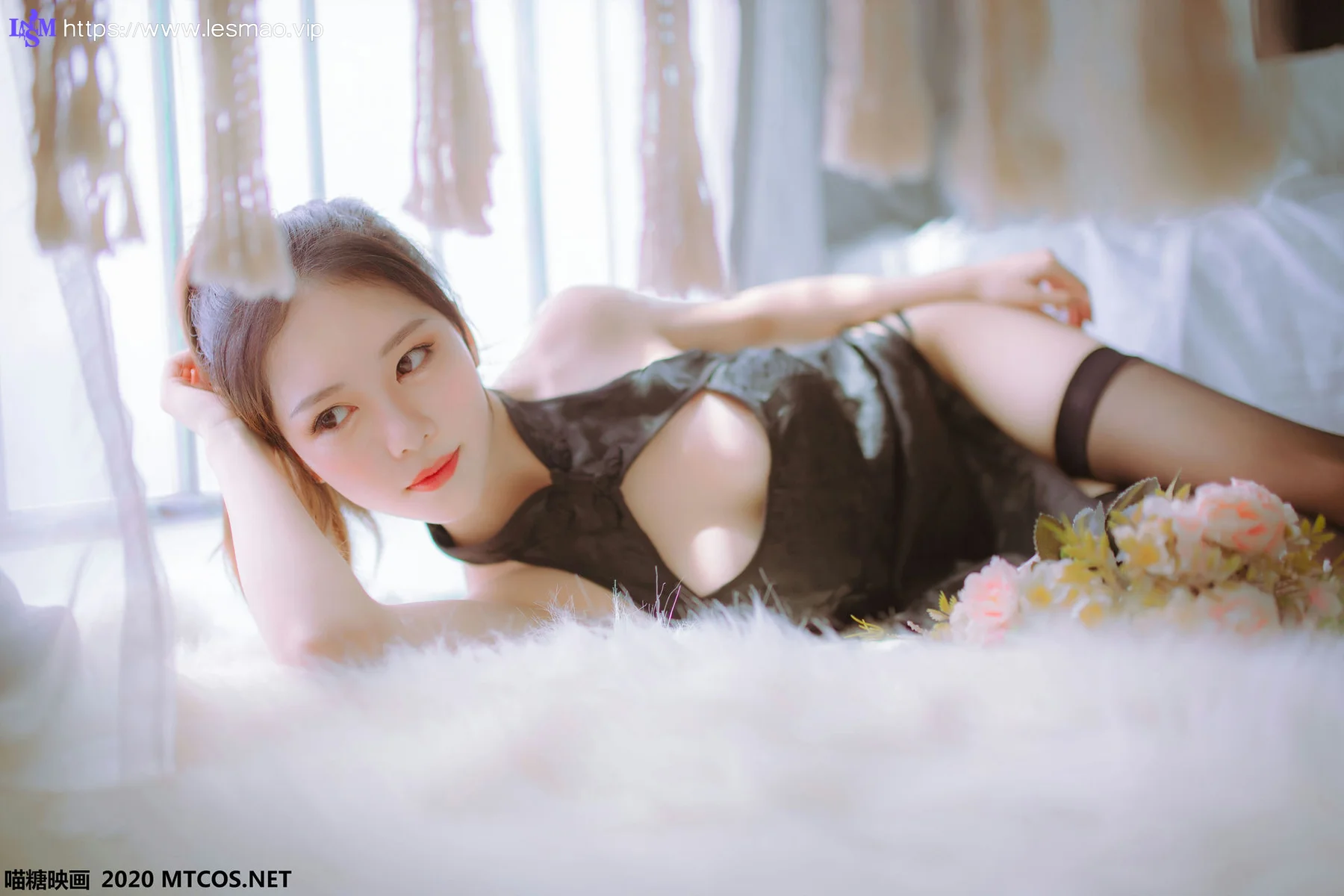 MTYH 喵糖映画 Vol.114  黑白旗袍双子 - 16