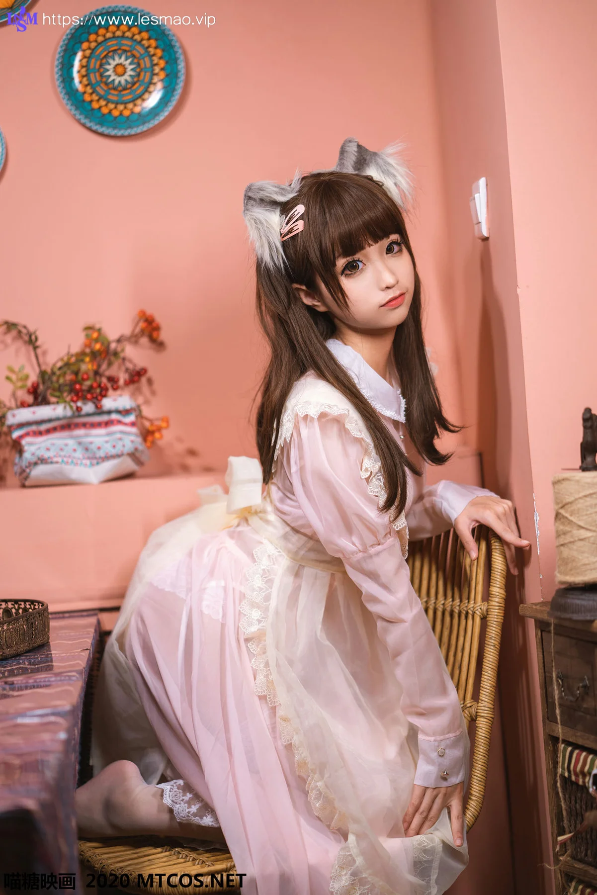 MTYH 喵糖映画 Vol.119  粉色猫儿女仆 - 13