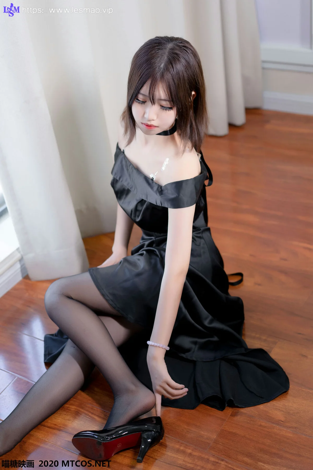 MTYH 喵糖映画 Vol.137  黑丝礼服 - 12