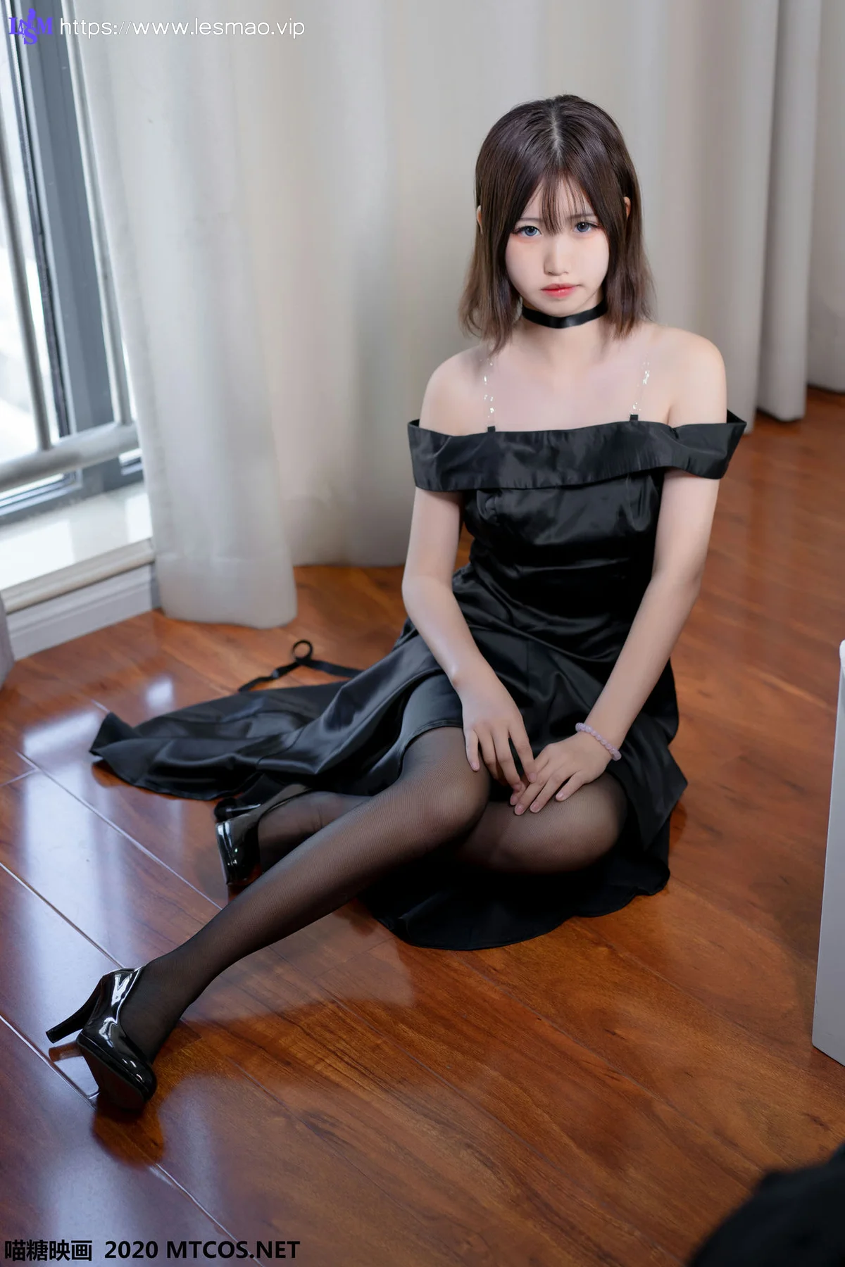 MTYH 喵糖映画 Vol.137  黑丝礼服 - 17