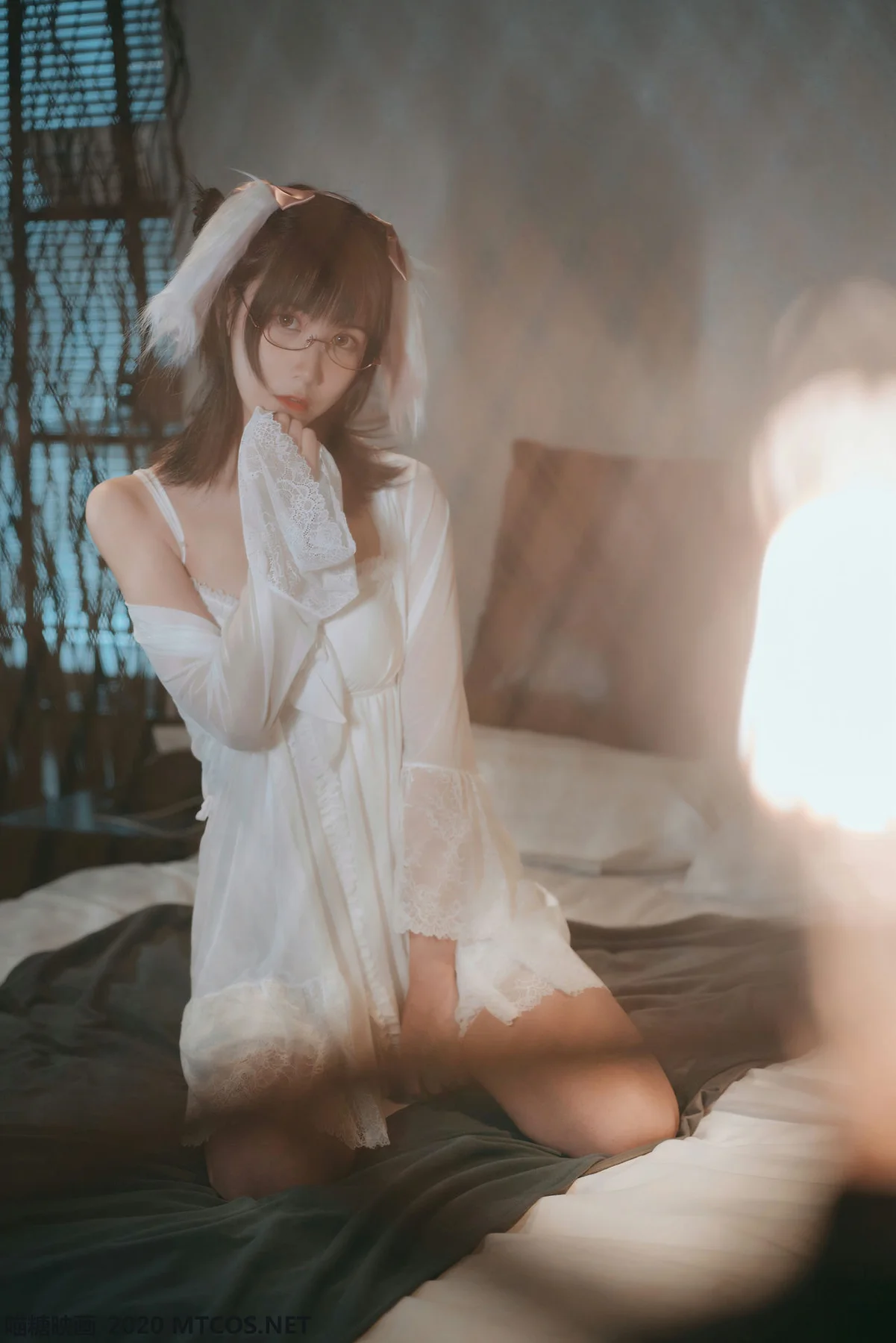MTYH 喵糖映画 Vol.139  白色私房睡裙 - 25
