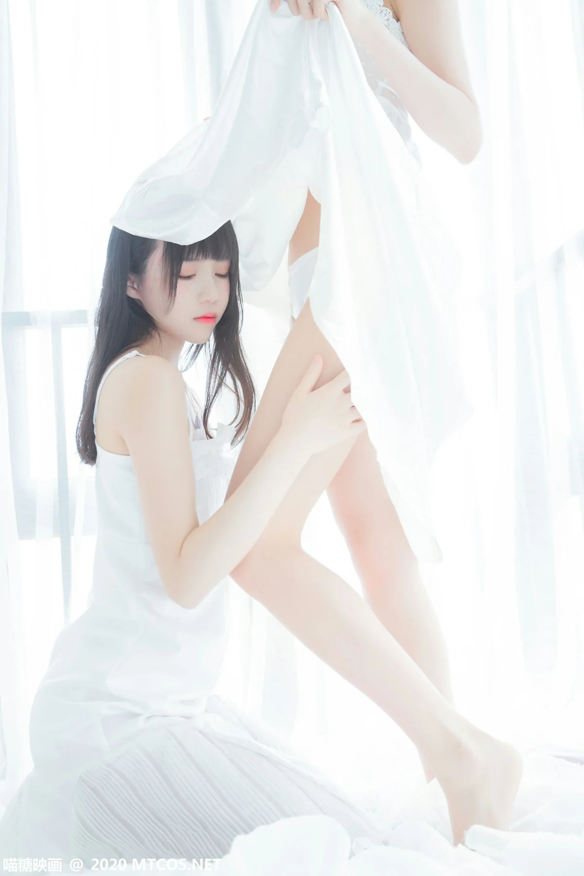 MTYH 喵糖映画 Vol.173  她 白色长裙 - 28
