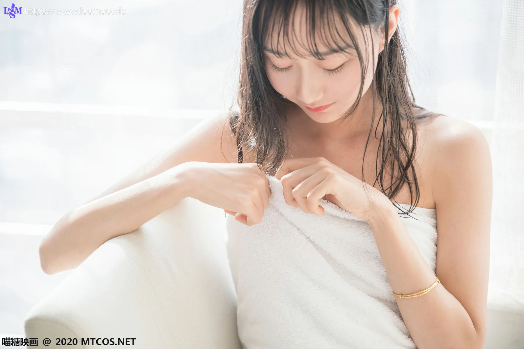 MTYH 喵糖映画 Vol.174  纯白浴巾 - 14