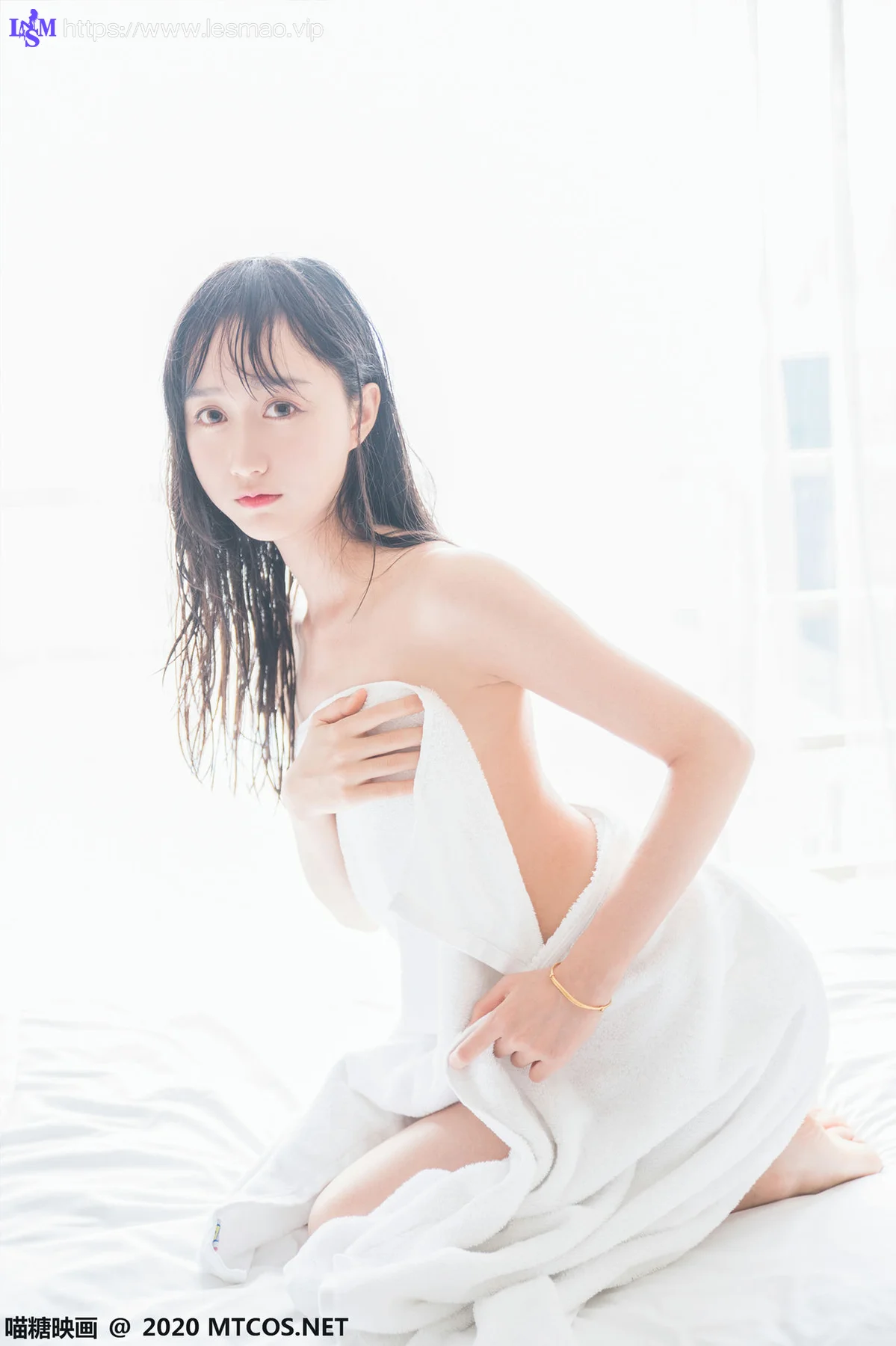 MTYH 喵糖映画 Vol.174  纯白浴巾 - 39