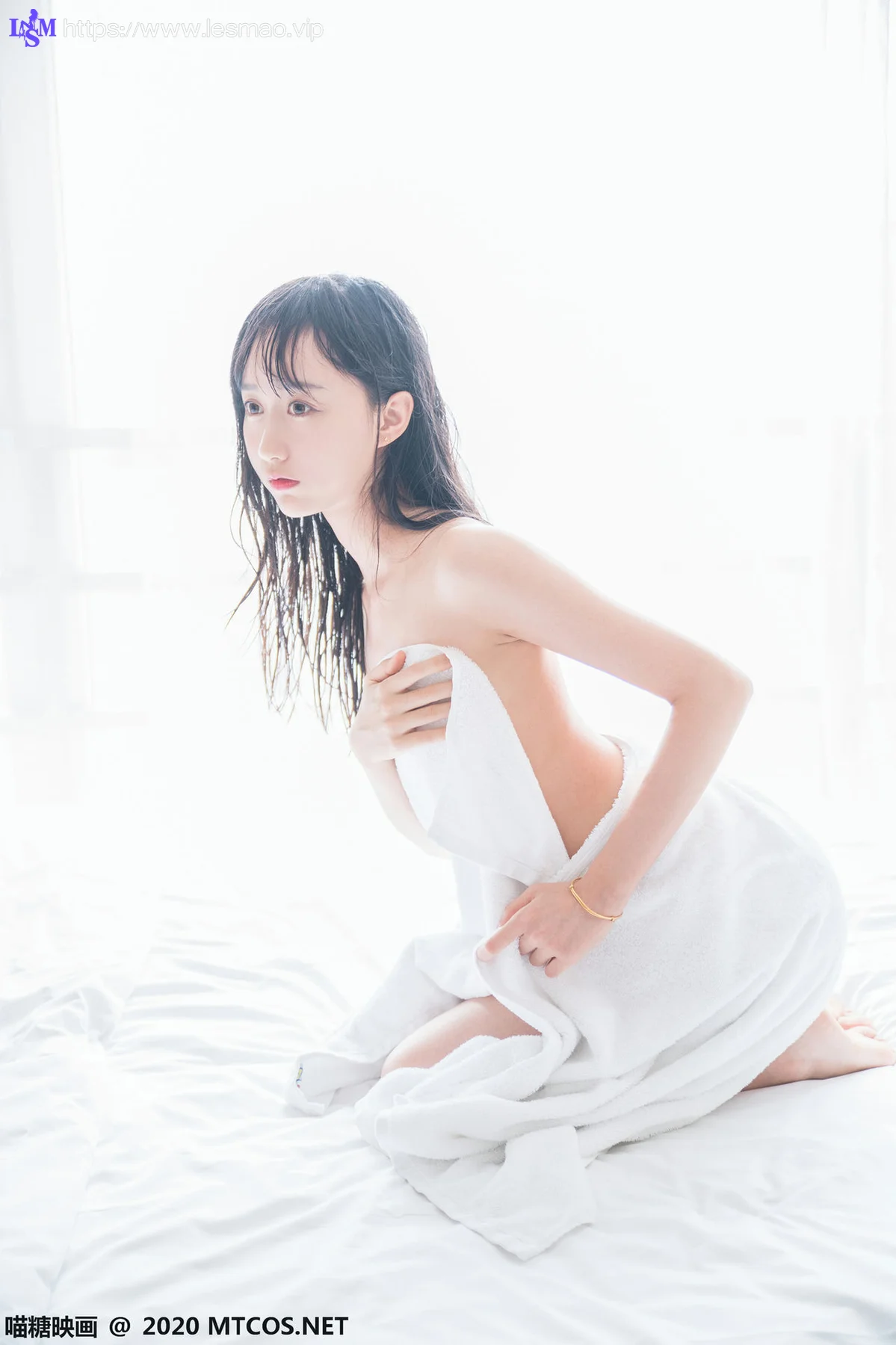 MTYH 喵糖映画 Vol.174  纯白浴巾 - 40
