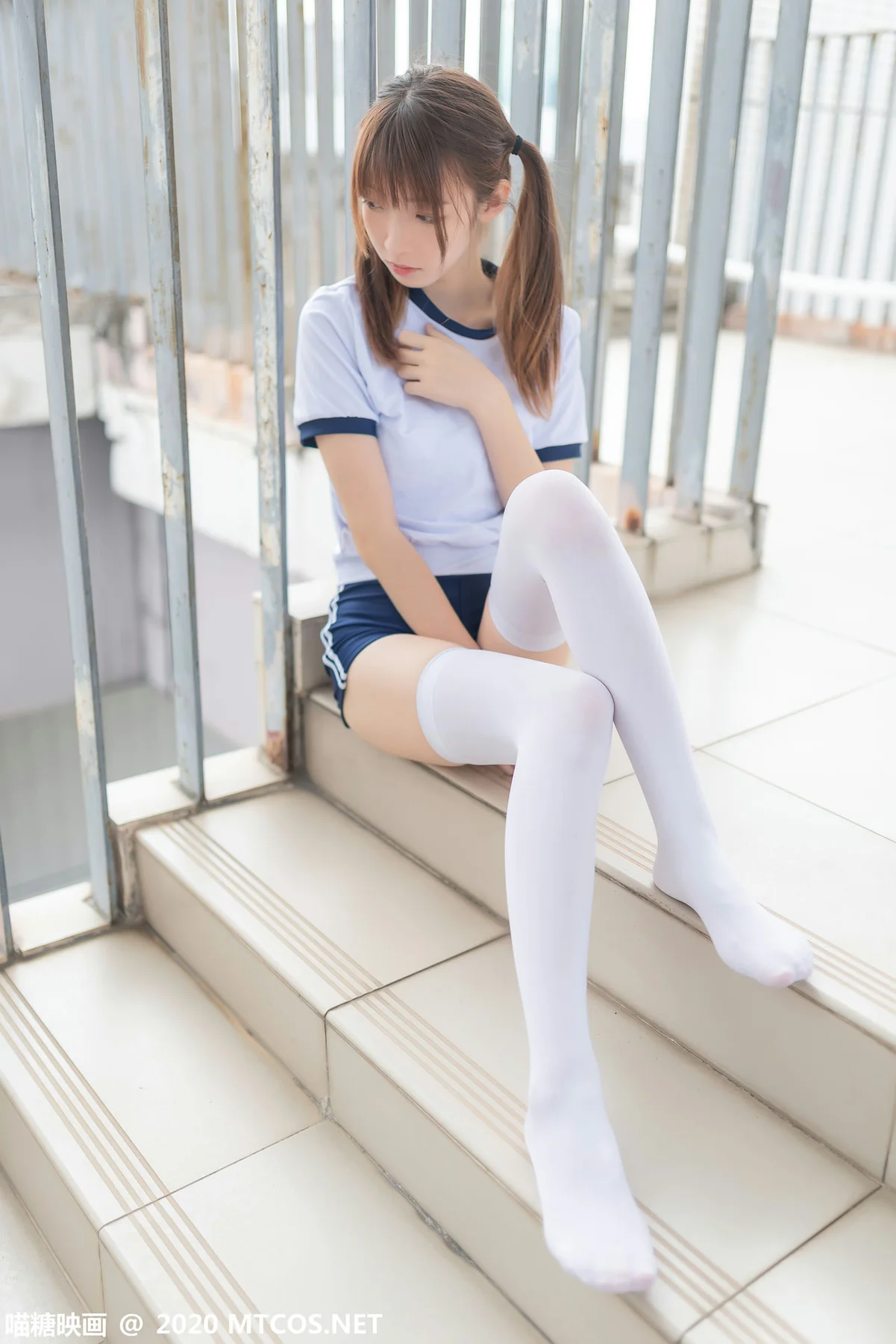 MTYH 喵糖映画 Vol.182  白袜体操服 马尾 - 45