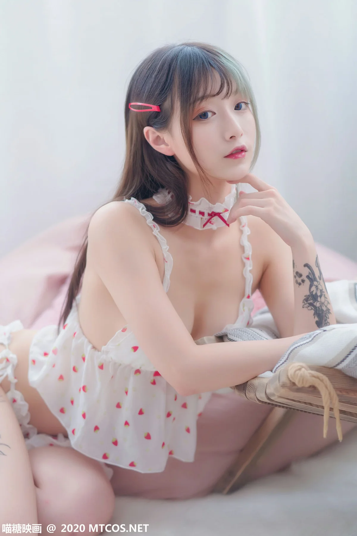 MTYH 喵糖映画 Vol.185  草莓睡衣 - 24