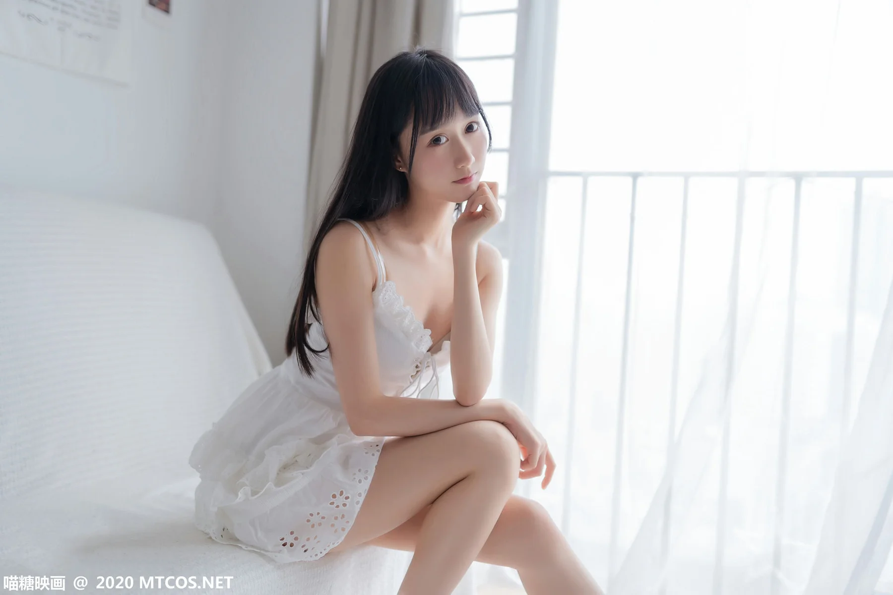 MTYH 喵糖映画 Vol.187  白裙少女 - 36