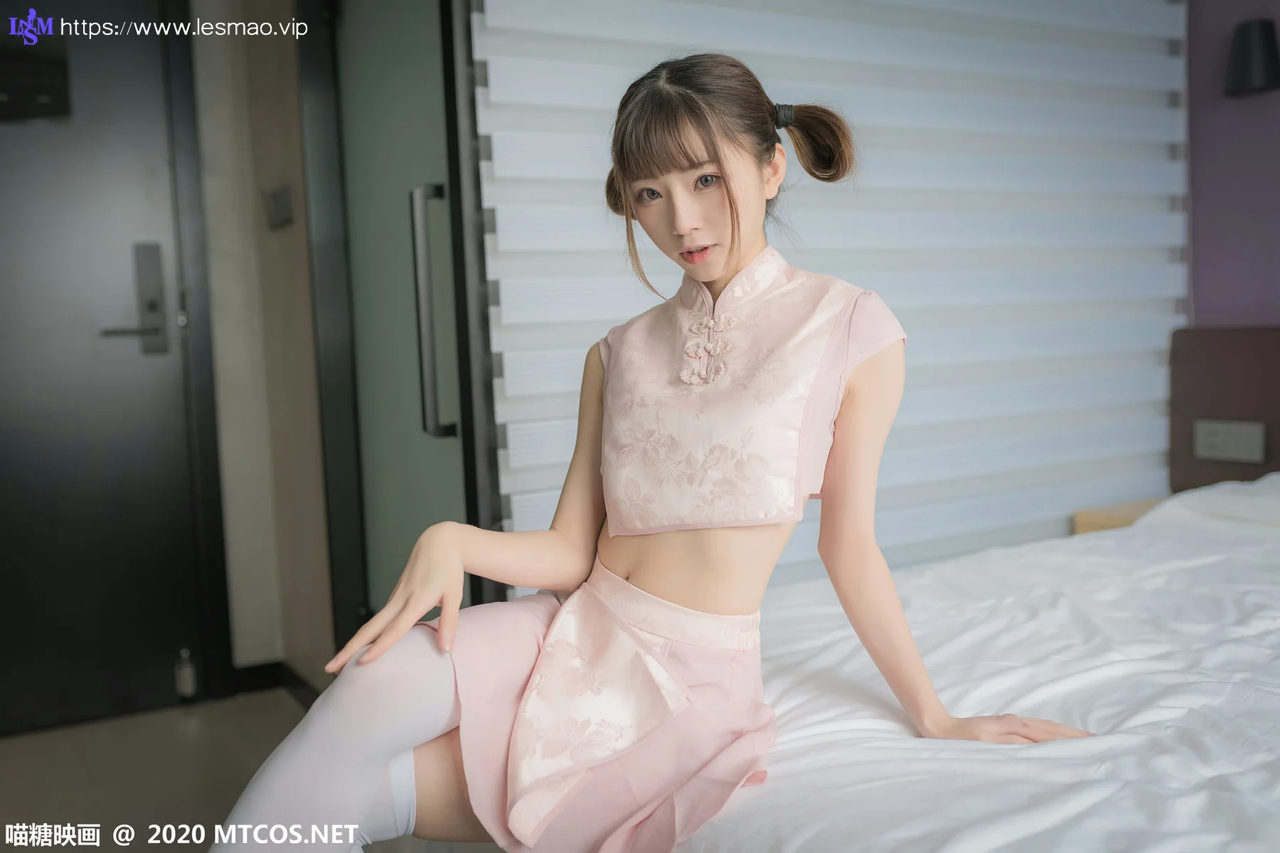 MTYH 喵糖映画 Vol.188  粉色团子 马尾少女 - 11