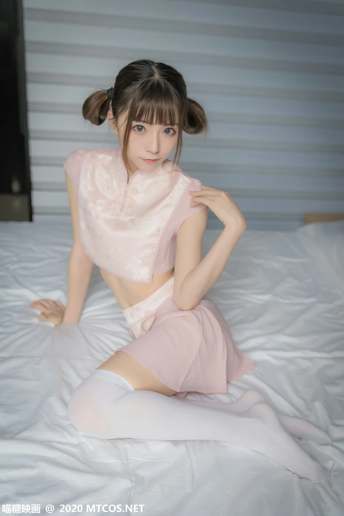 MTYH 喵糖映画 Vol.188  粉色团子 马尾少女 - 28
