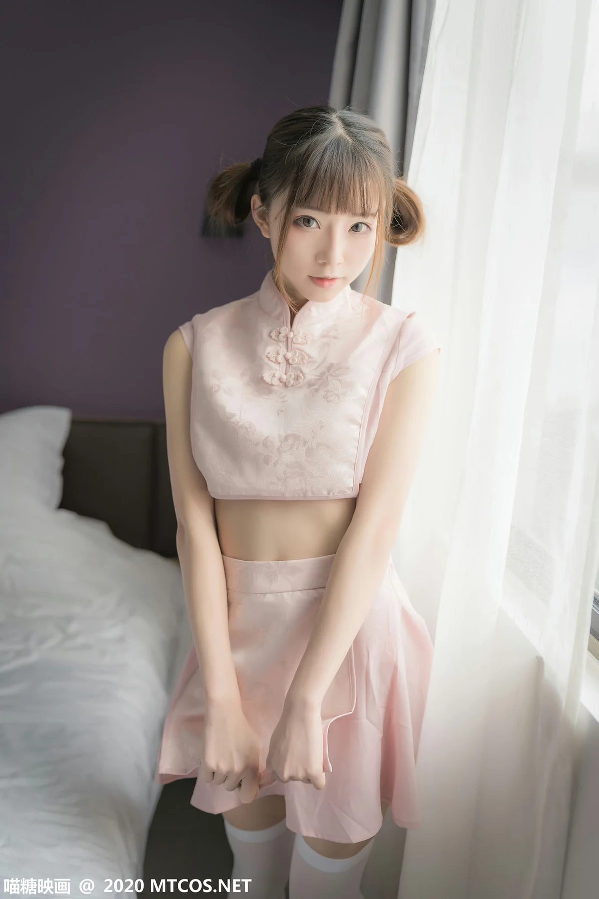 MTYH 喵糖映画 Vol.188  粉色团子 马尾少女 - 29