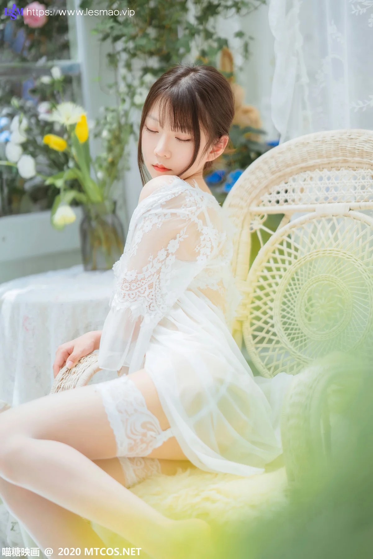 MTYH 喵糖映画 Vol.197  白裙轻纱 - 40