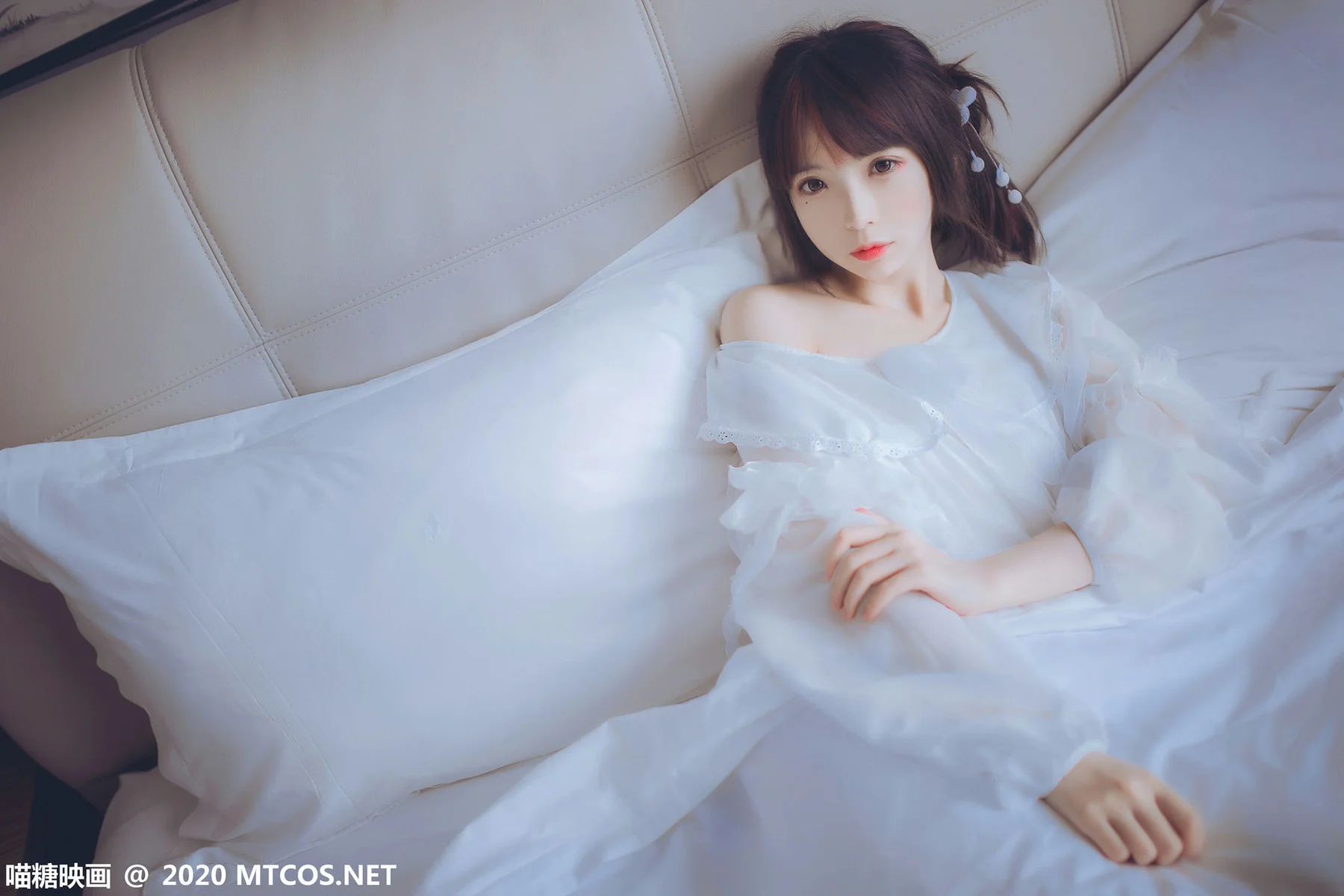 MTYH 喵糖映画 Vol.204  纯白睡裙 - 21