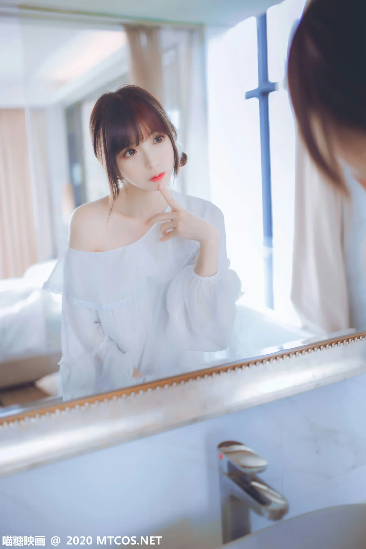 MTYH 喵糖映画 Vol.204  纯白睡裙 - 23