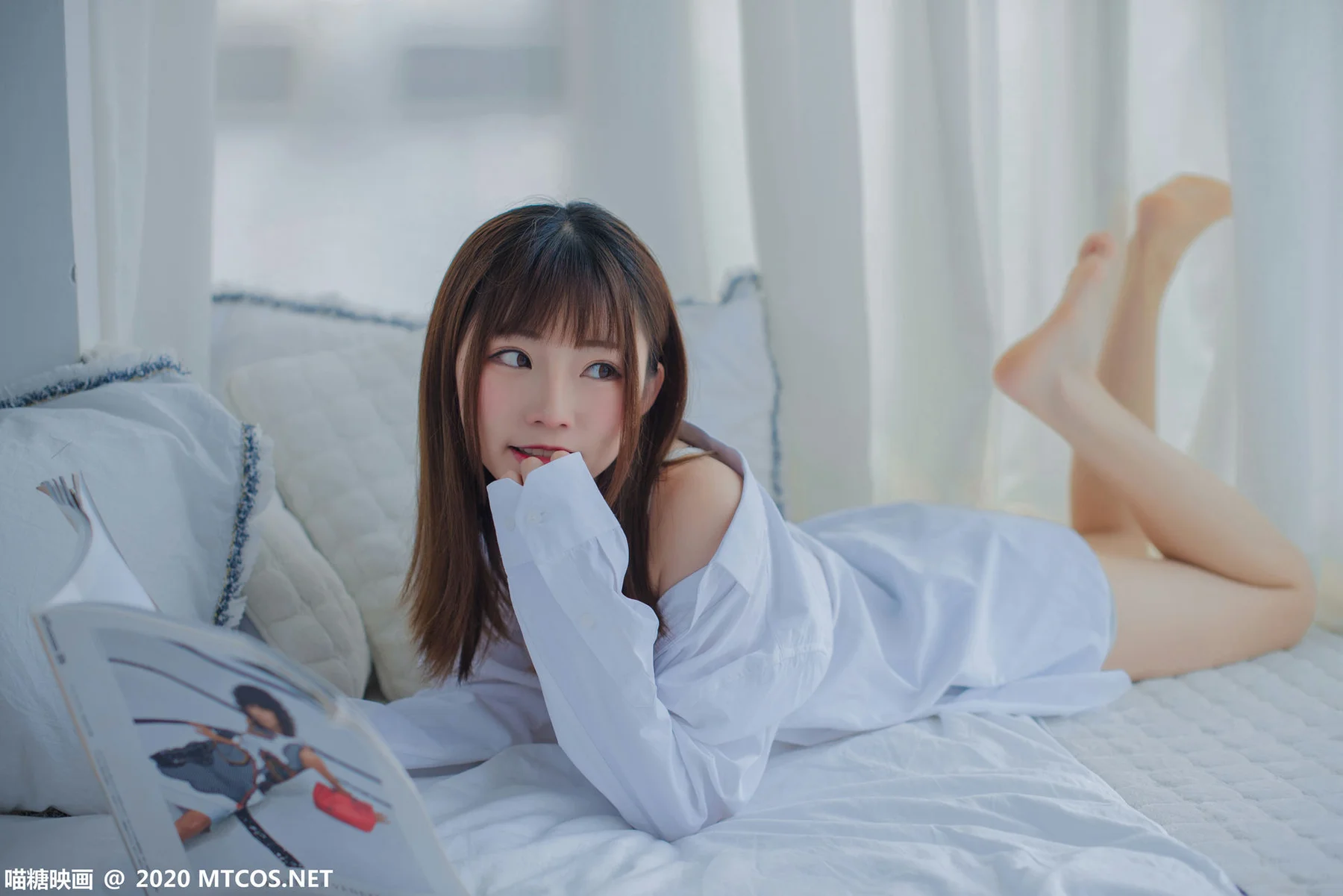 MTYH 喵糖映画 Vol.209  男友的白衬衫 - 44