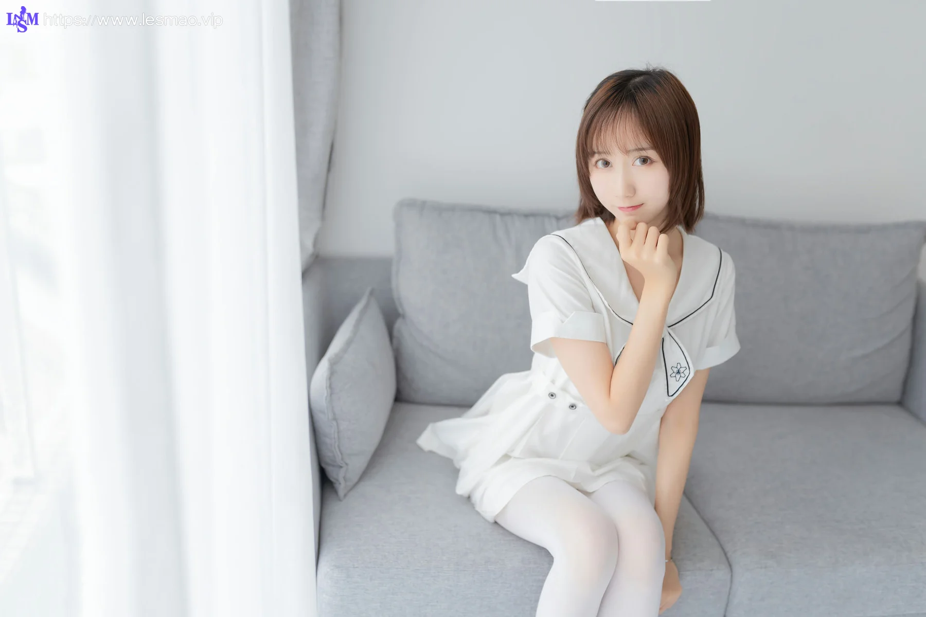 MTYH 喵糖映画 Vol.271  纯色白裙 - 16