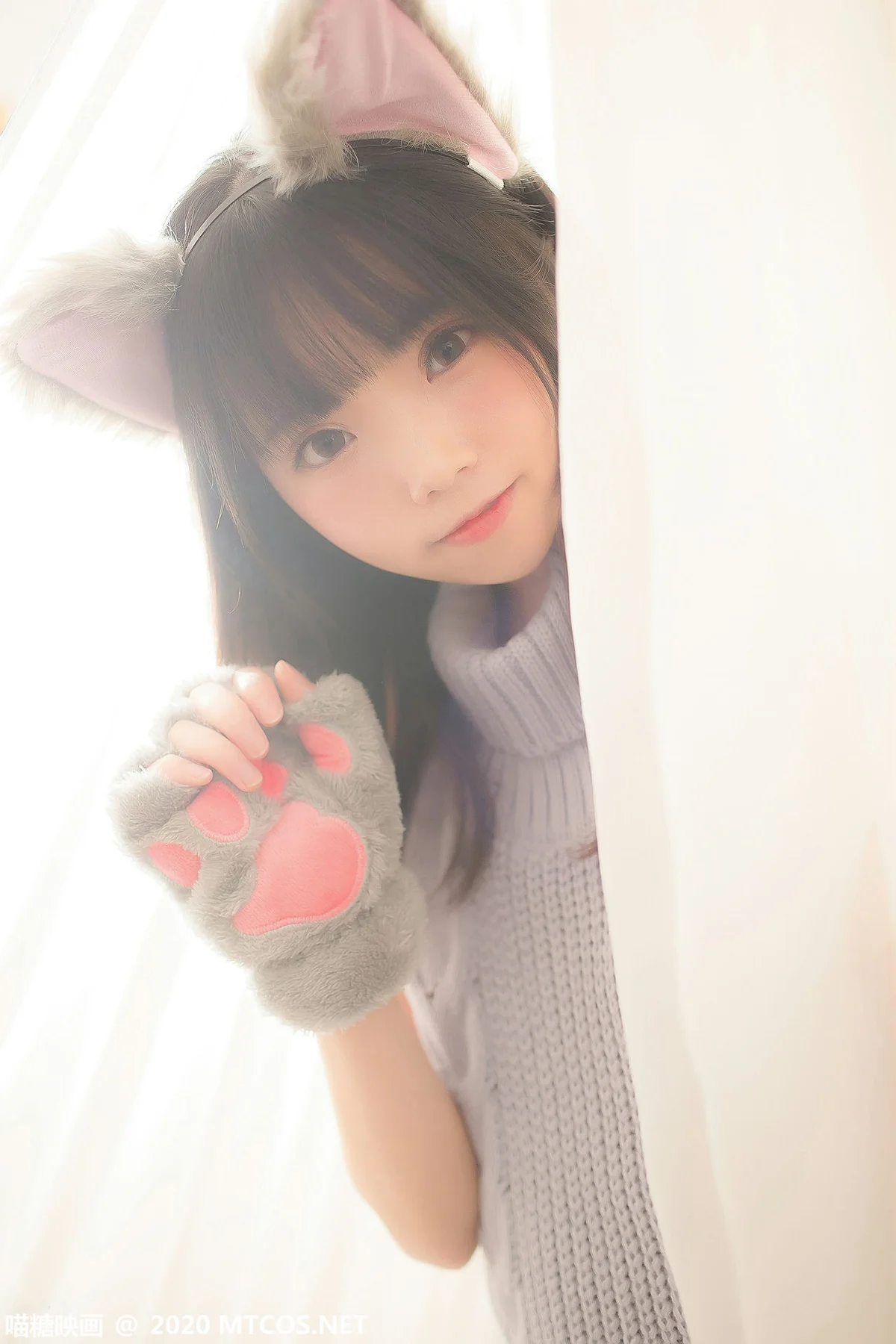 MTYH 喵糖映画 Vol.274  萌娘的蓝色毛衣 - 21