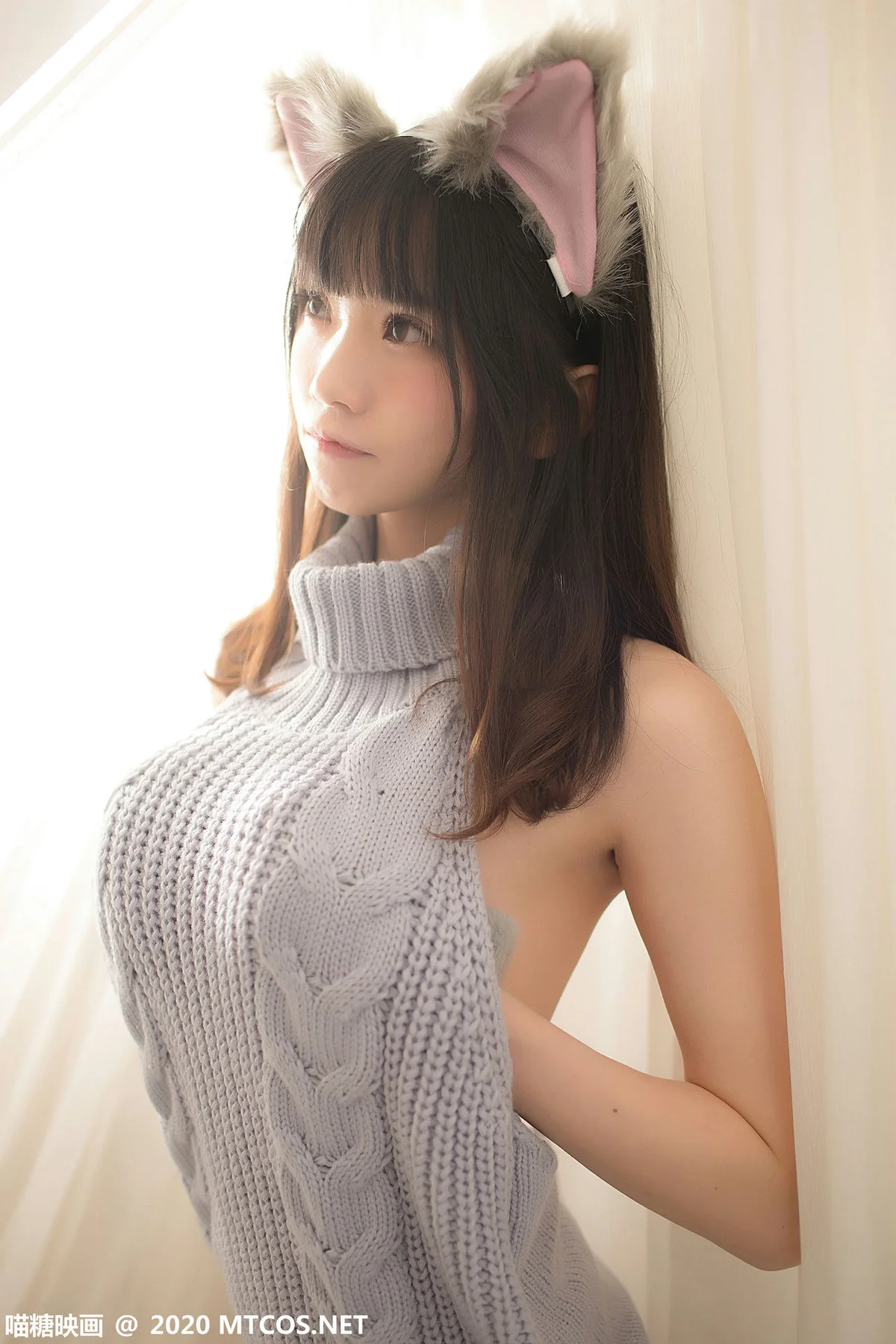 MTYH 喵糖映画 Vol.274  萌娘的蓝色毛衣 - 22