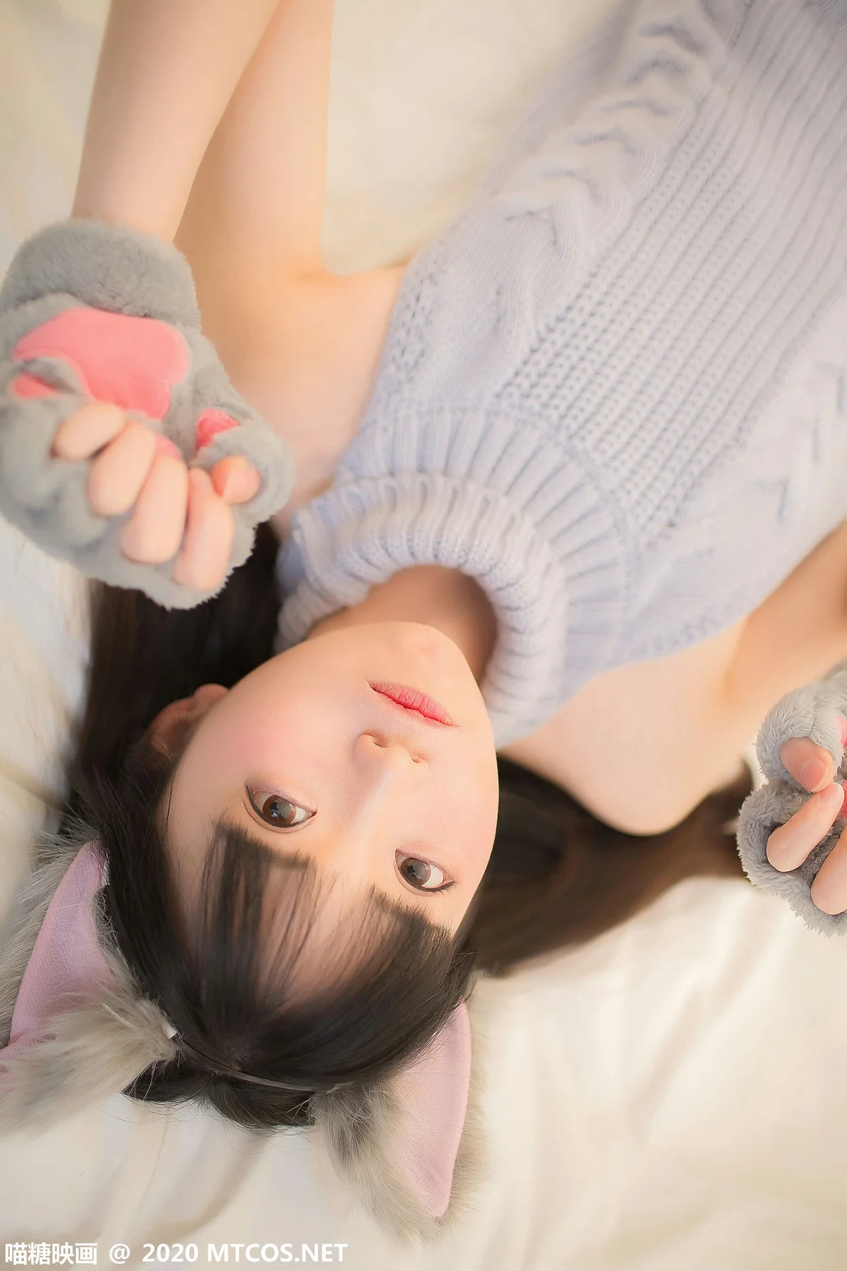 MTYH 喵糖映画 Vol.274  萌娘的蓝色毛衣 - 27