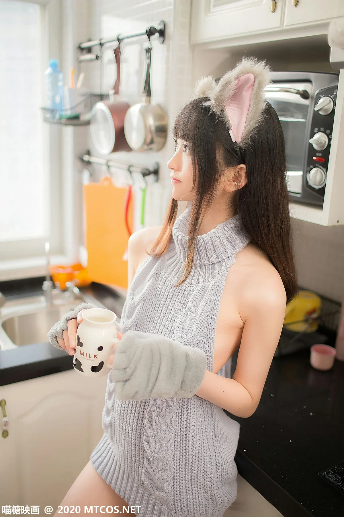 MTYH 喵糖映画 Vol.274  萌娘的蓝色毛衣 - 29