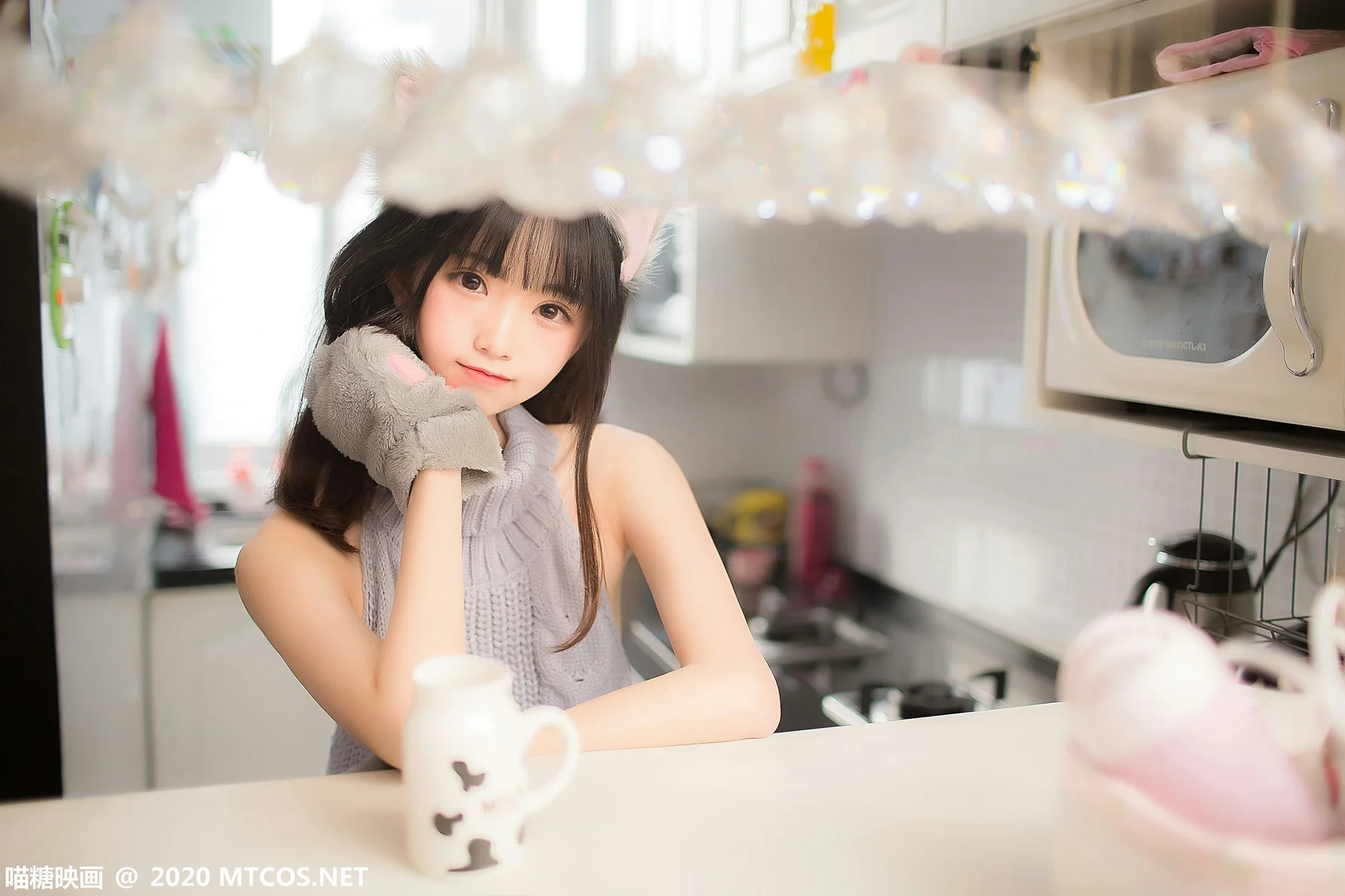 MTYH 喵糖映画 Vol.274  萌娘的蓝色毛衣 - 34