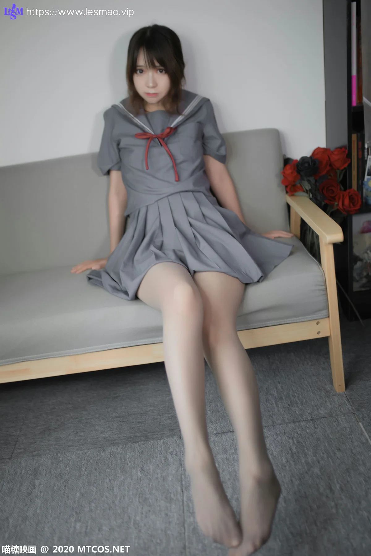 MTYH 喵糖映画 Vol.295  制服灰丝 - 14