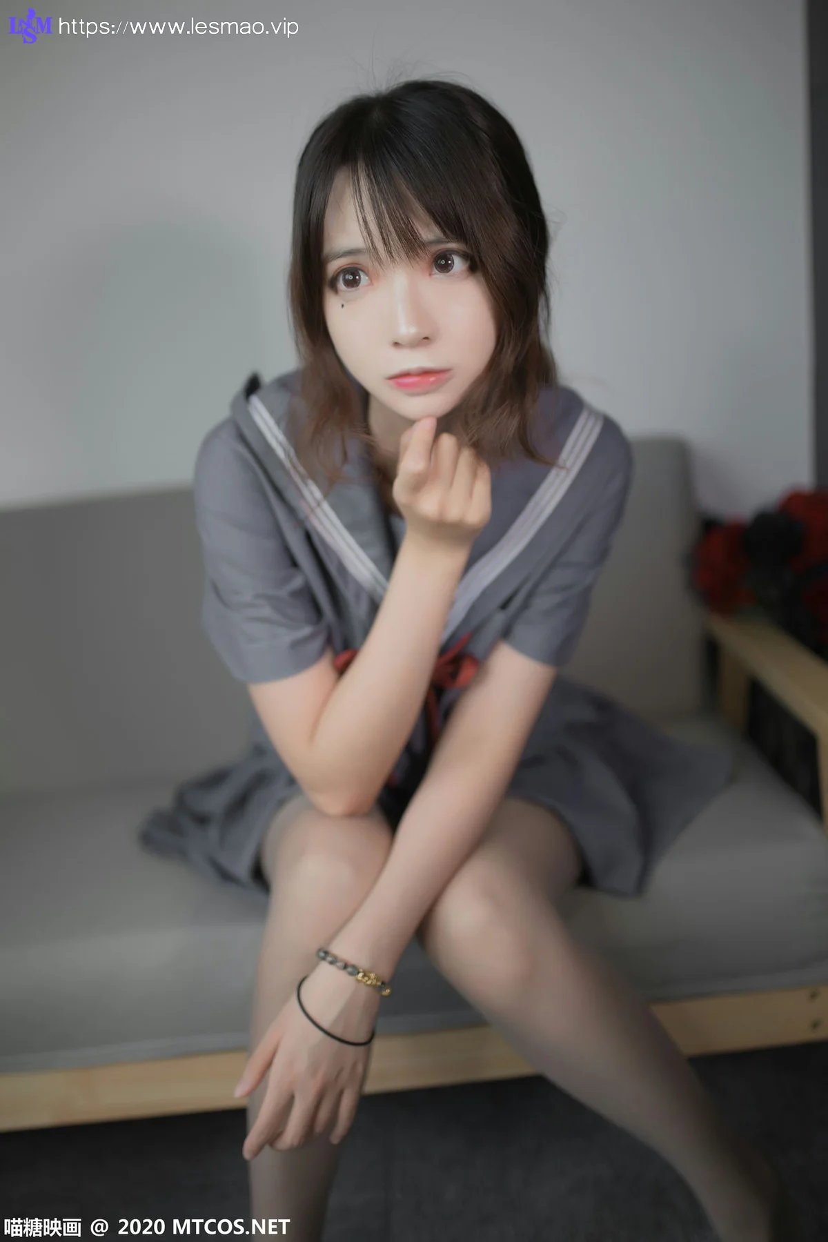 MTYH 喵糖映画 Vol.295  制服灰丝 - 15