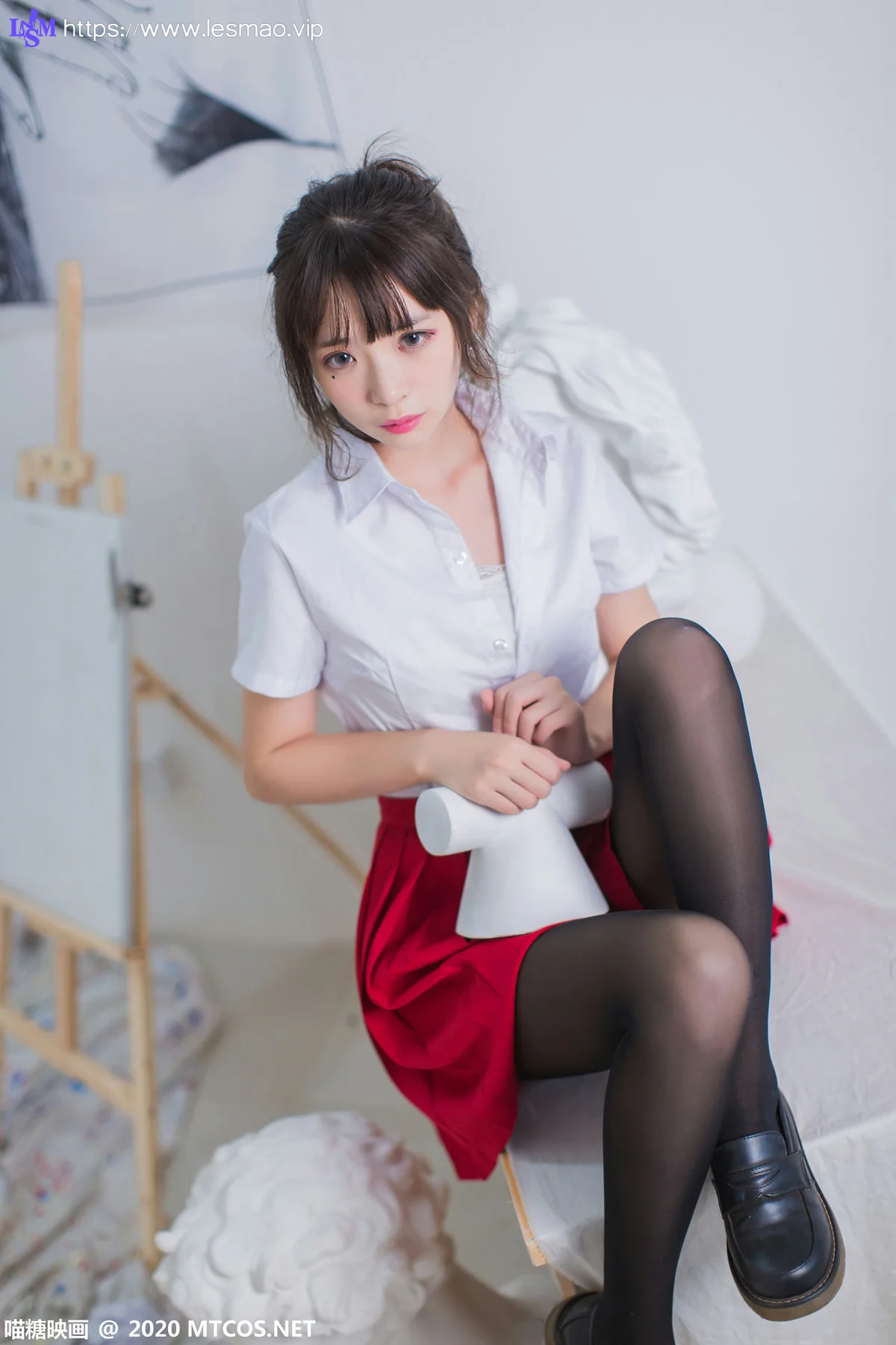 MTYH 喵糖映画 Vol.319  画室少女制服 - 18