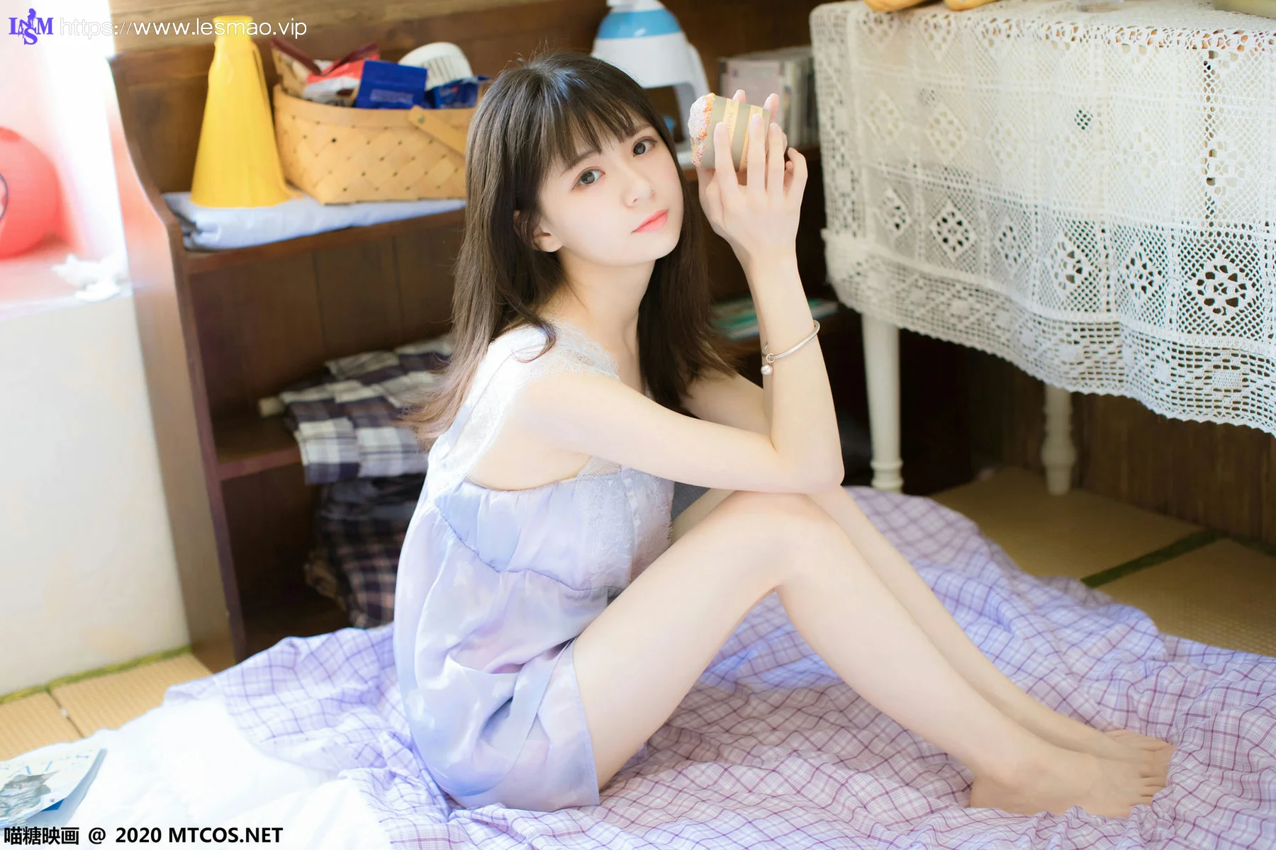 MTYH 喵糖映画 Vol.321  蓝色私房清纯萝莉 - 19