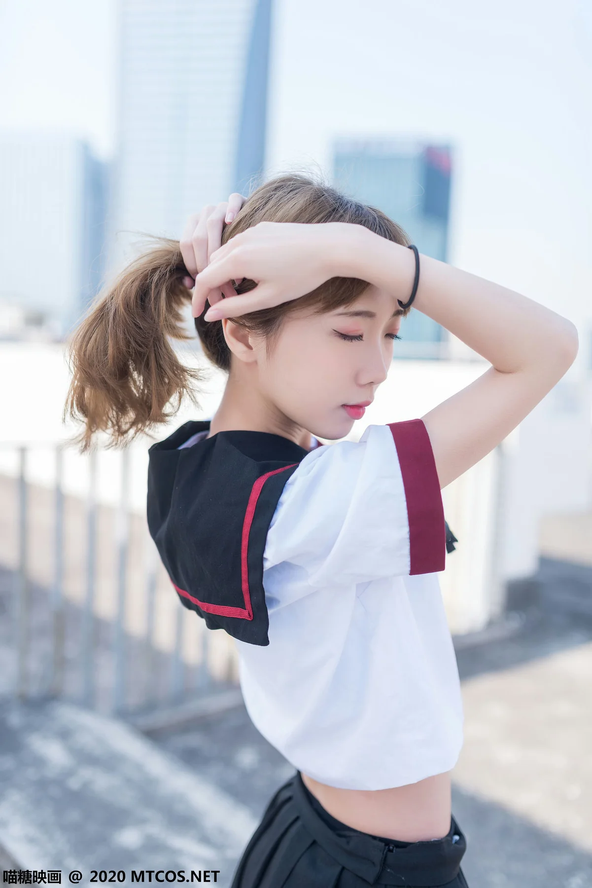MTYH 喵糖映画 Vol.322  天台少女 - 32