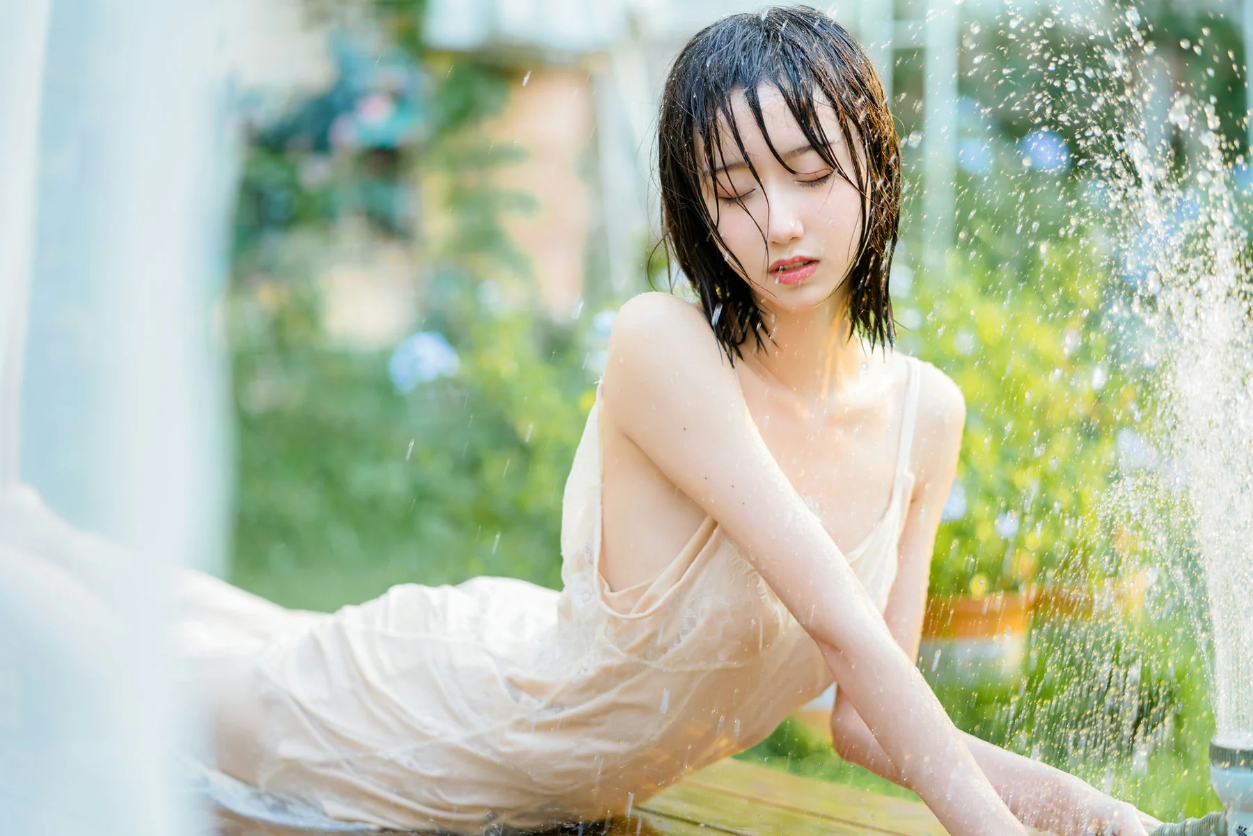 MTYH 喵糖映画 Vol.355 湿身短发妹子 - 25