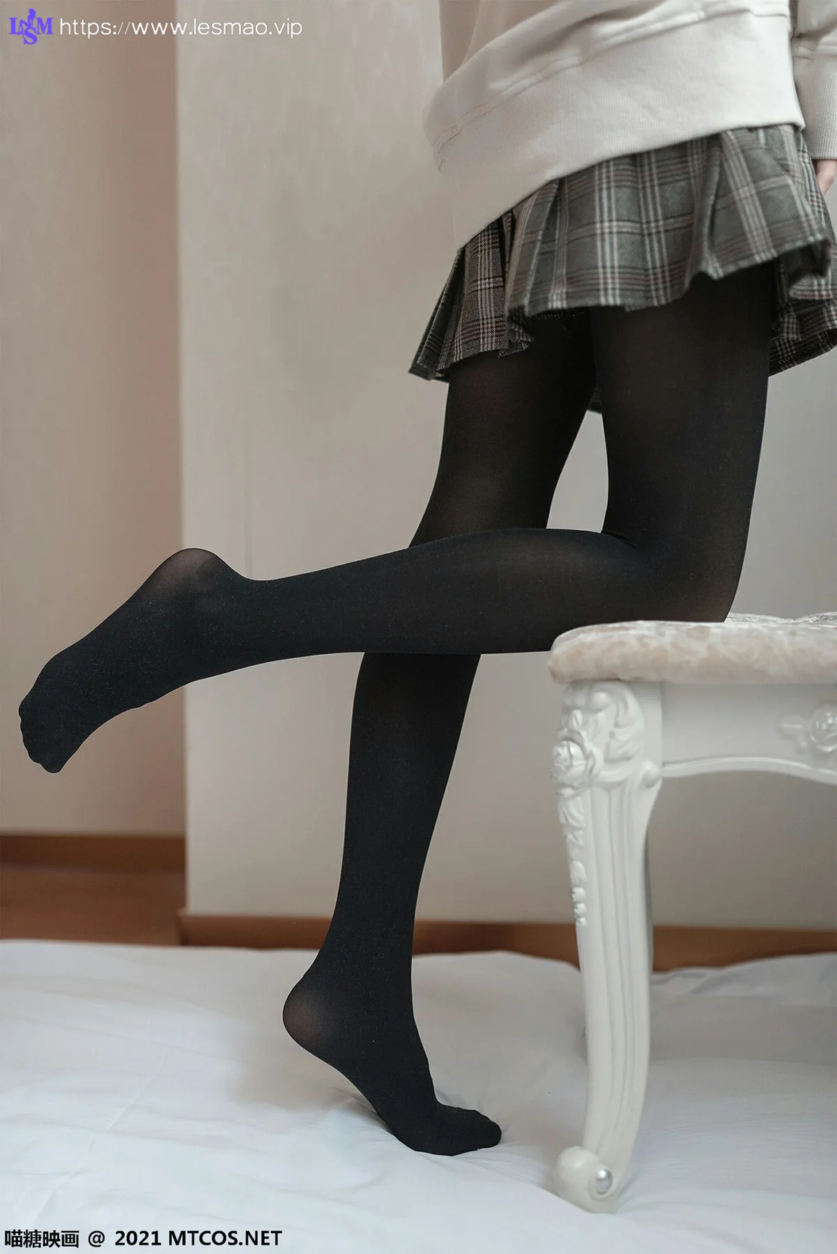 MTYH 喵糖映画 Vol.367 jk制服黑直长 - 22