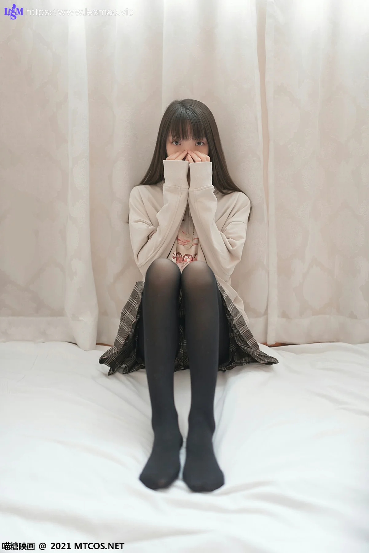 MTYH 喵糖映画 Vol.367 jk制服黑直长 - 38