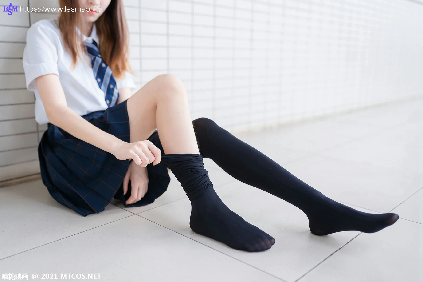 MTYH 喵糖映画 Vol.376 纤纤细腿jk制服 - 15