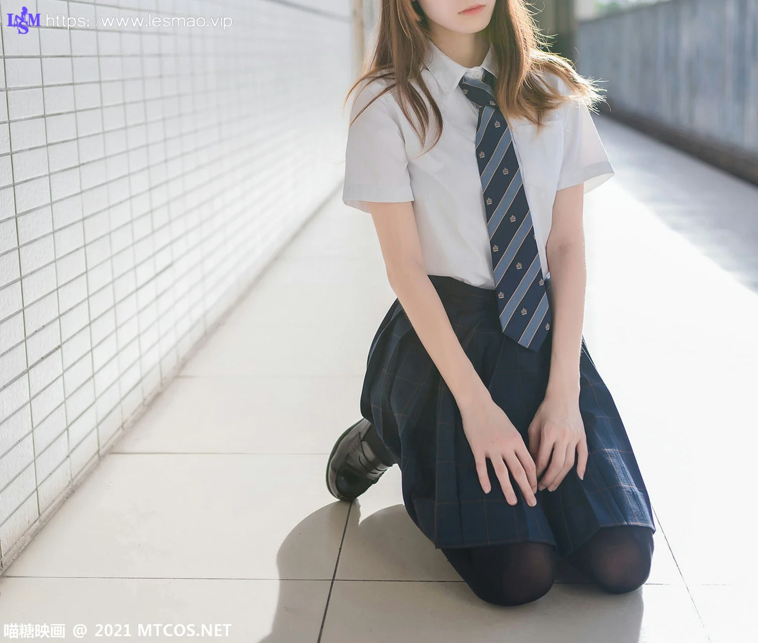 MTYH 喵糖映画 Vol.376 纤纤细腿jk制服 - 17