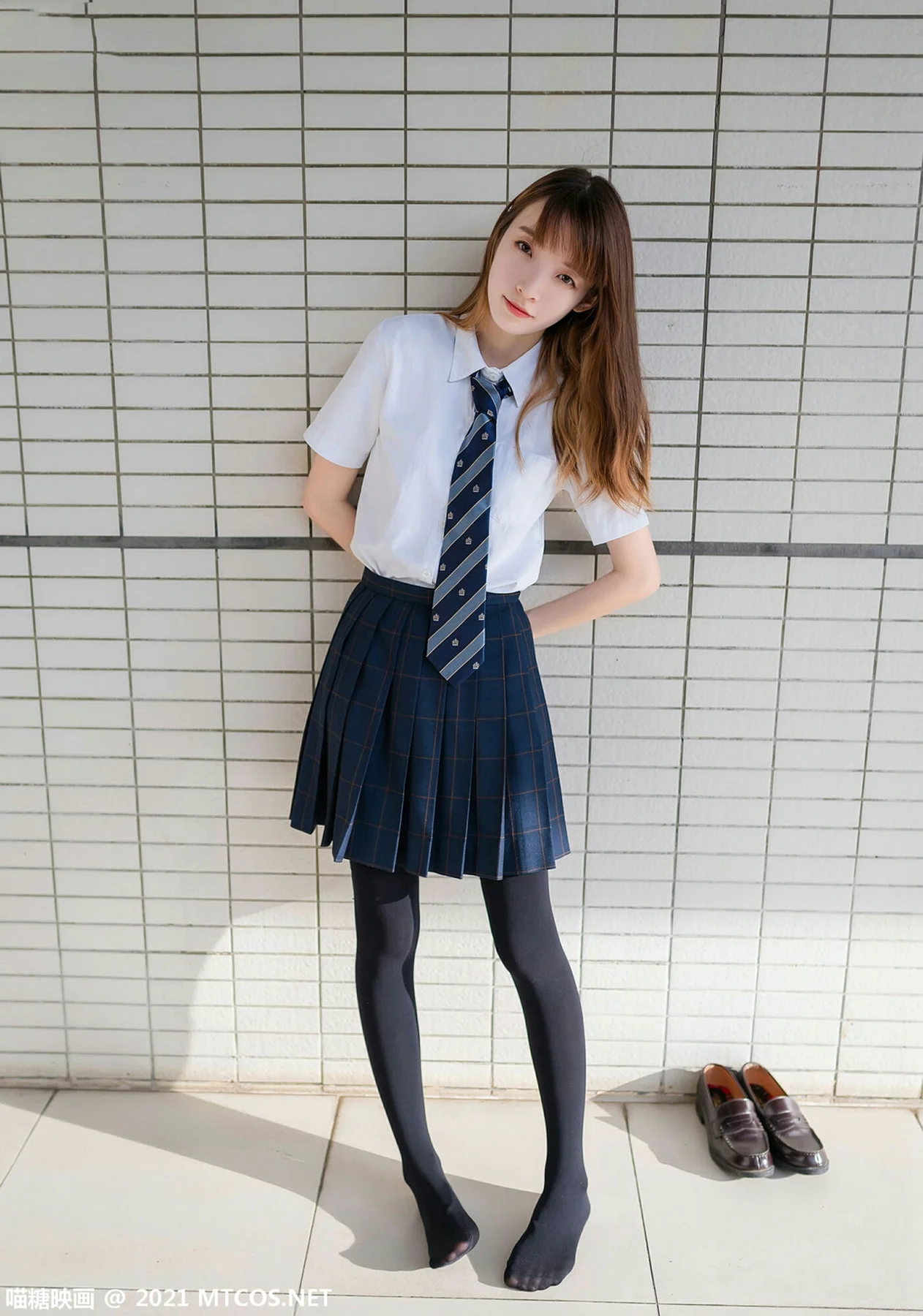 MTYH 喵糖映画 Vol.376 纤纤细腿jk制服 - 21