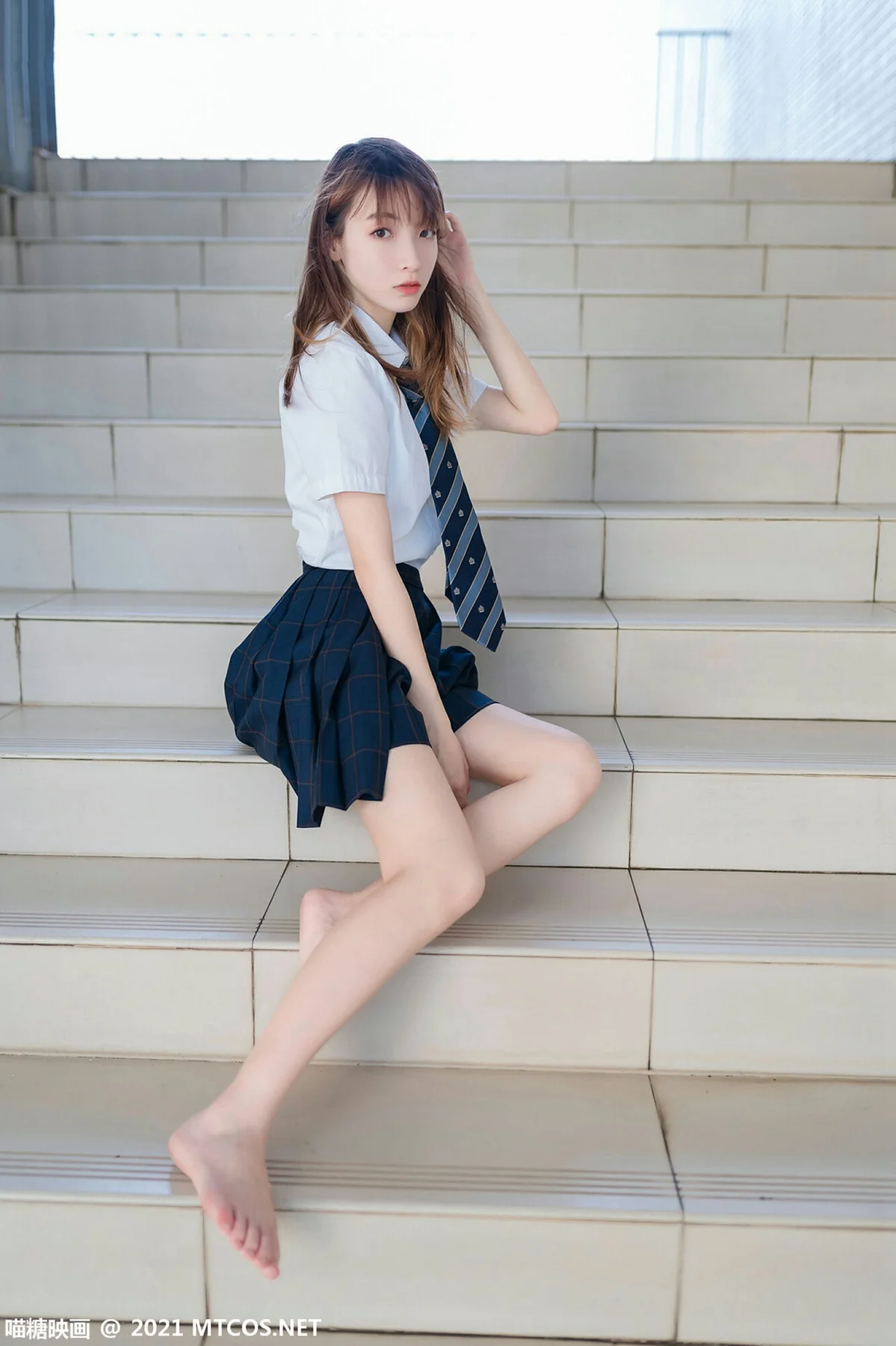 MTYH 喵糖映画 Vol.376 纤纤细腿jk制服 - 28