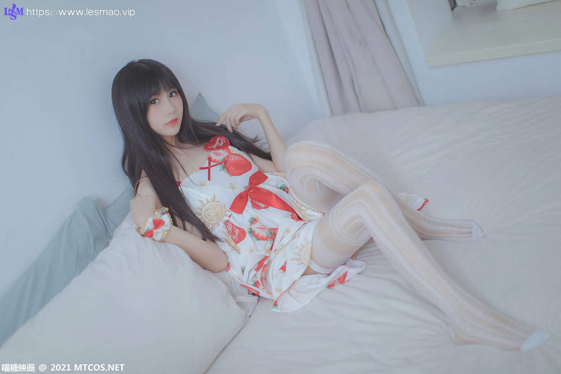 MTYH 喵糖映画 Vol.407 草莓小裙子 - 8