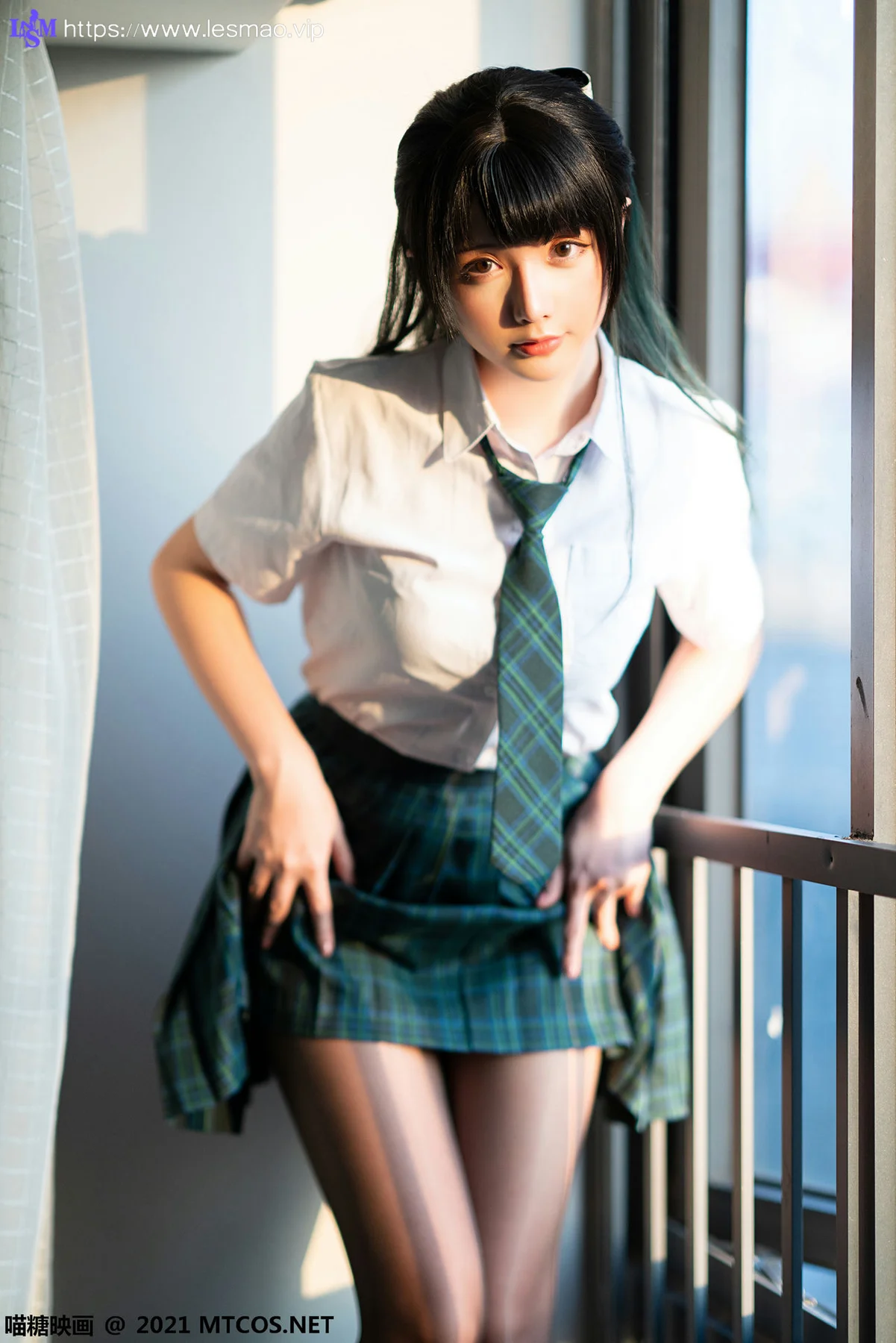MTYH 喵糖映画 Vol.435 绿色jk - 2