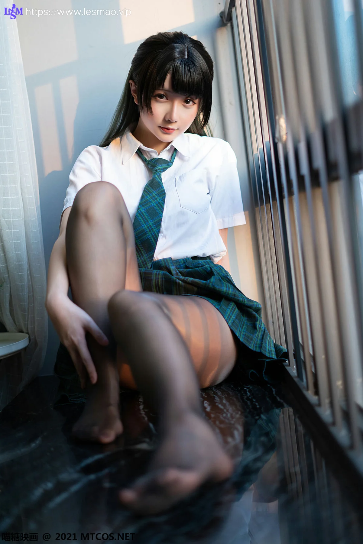 MTYH 喵糖映画 Vol.435 绿色jk - 5