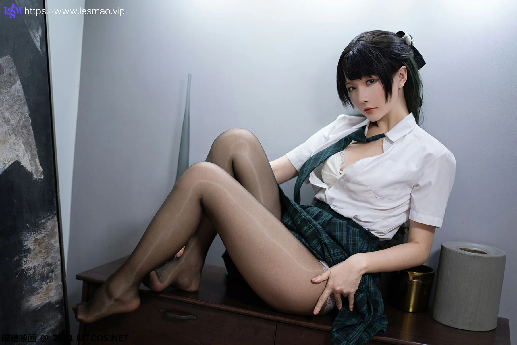 MTYH 喵糖映画 Vol.435 绿色jk - 11
